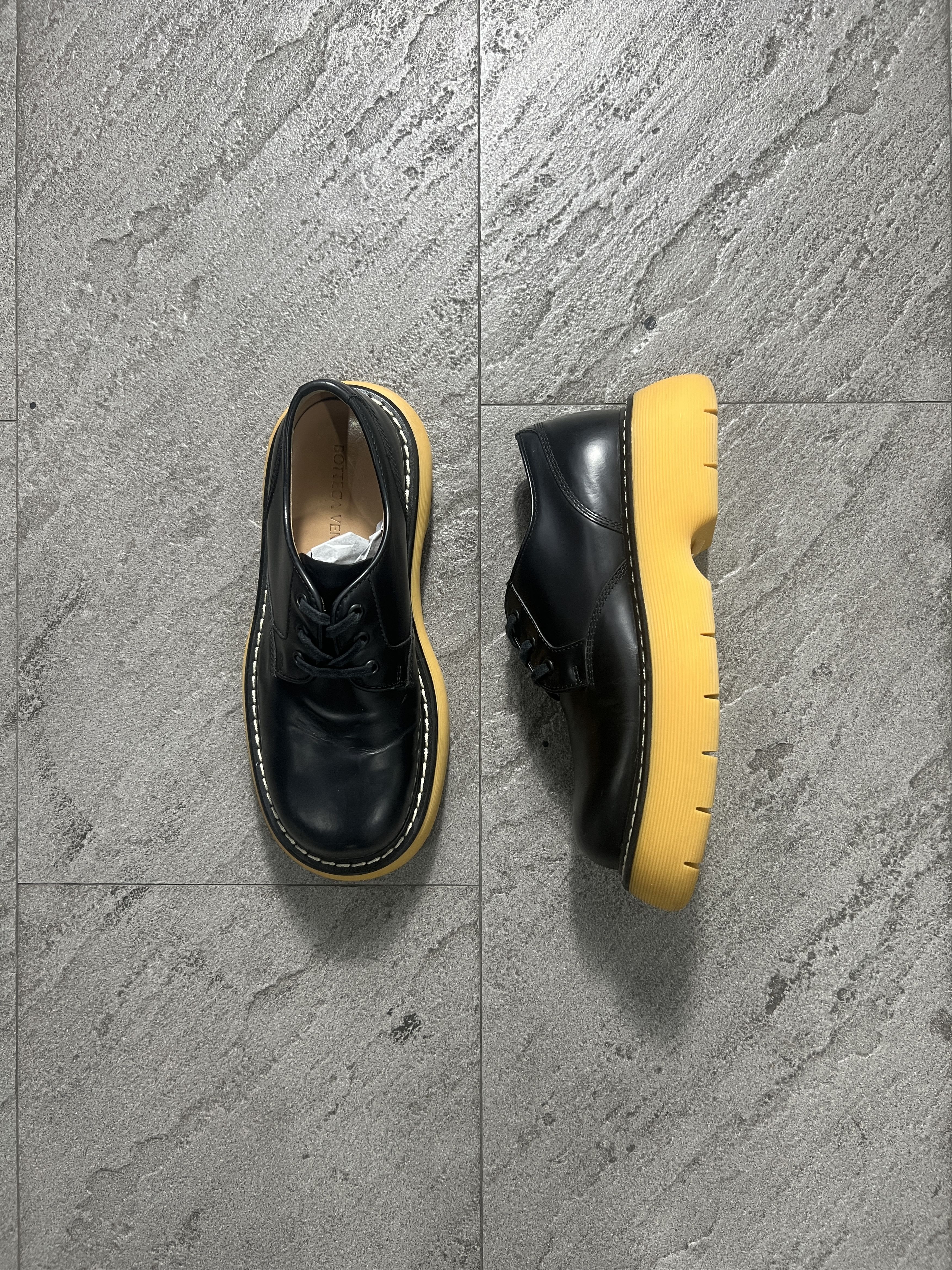 Bottega Veneta FINAL PRICE BV Stilt Platform Derby Clear Sole 43