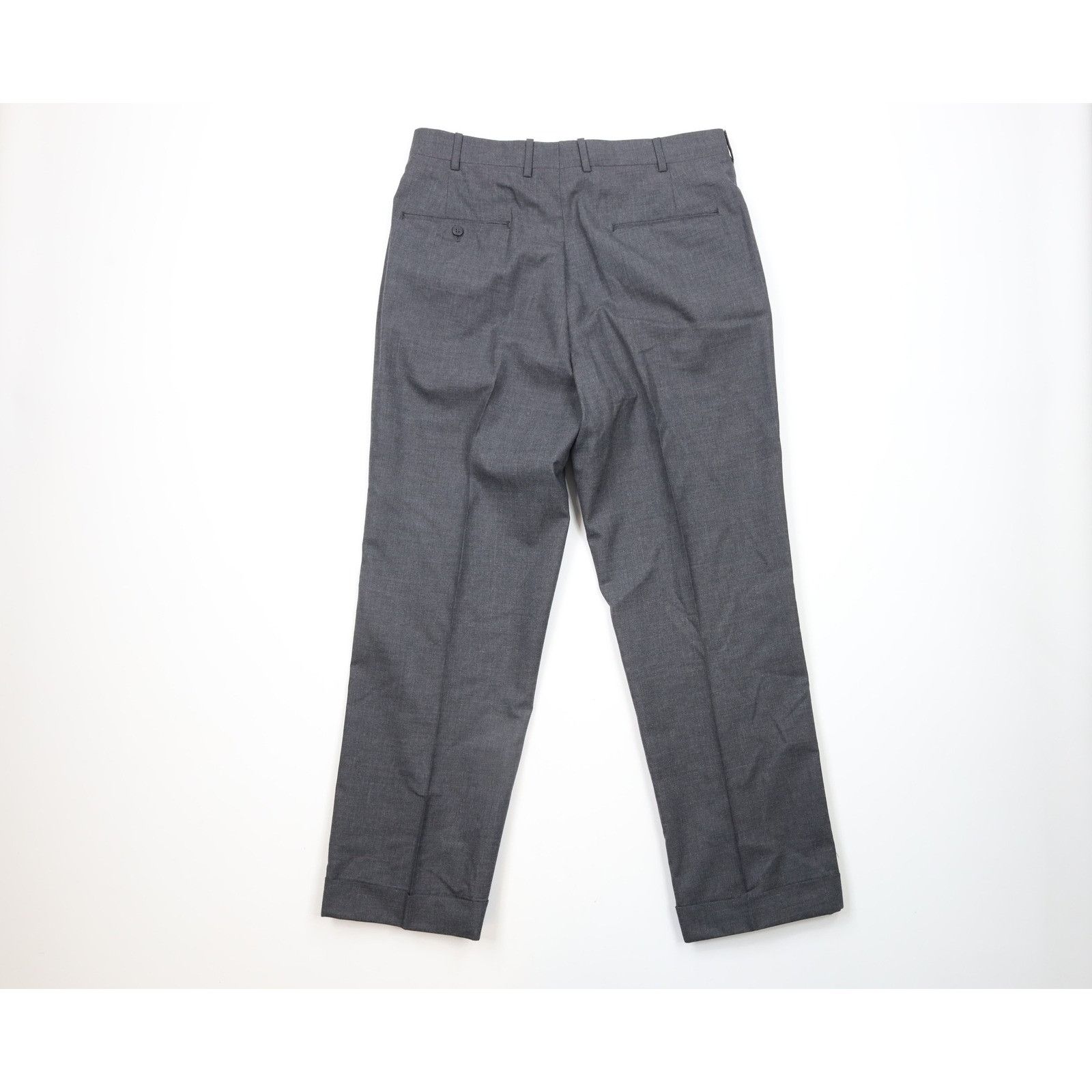 Brooks Brothers × Vintage Vintage 70s Brooks Brothers Cuffed Wool Chino Pants Size US 34 / EU 50 - 7 Thumbnail