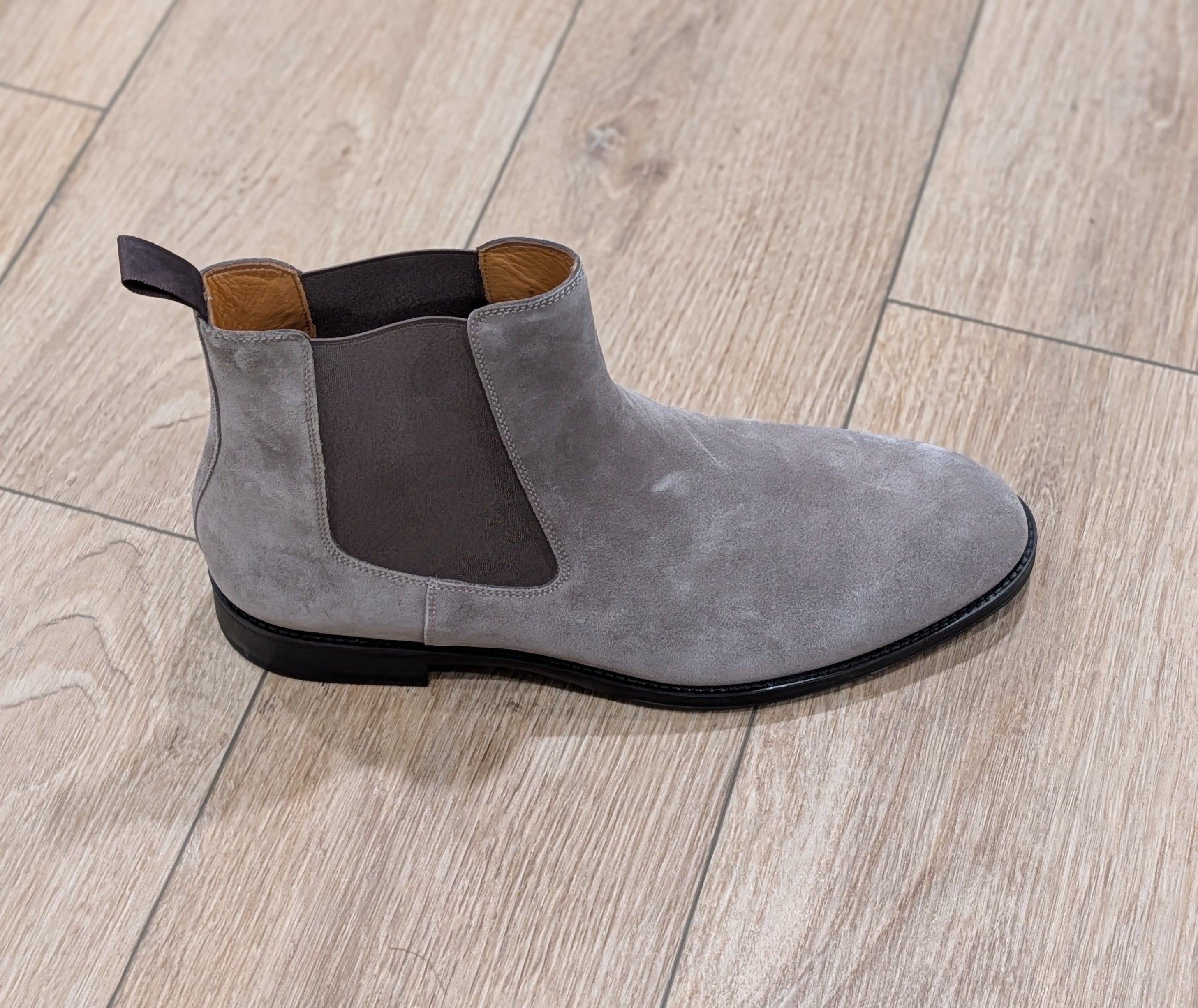 Magnanni Magnanni "Eddison" Chelsea Suede Boots Tierra US 11 Size US 11 / EU 44 - 5 Thumbnail