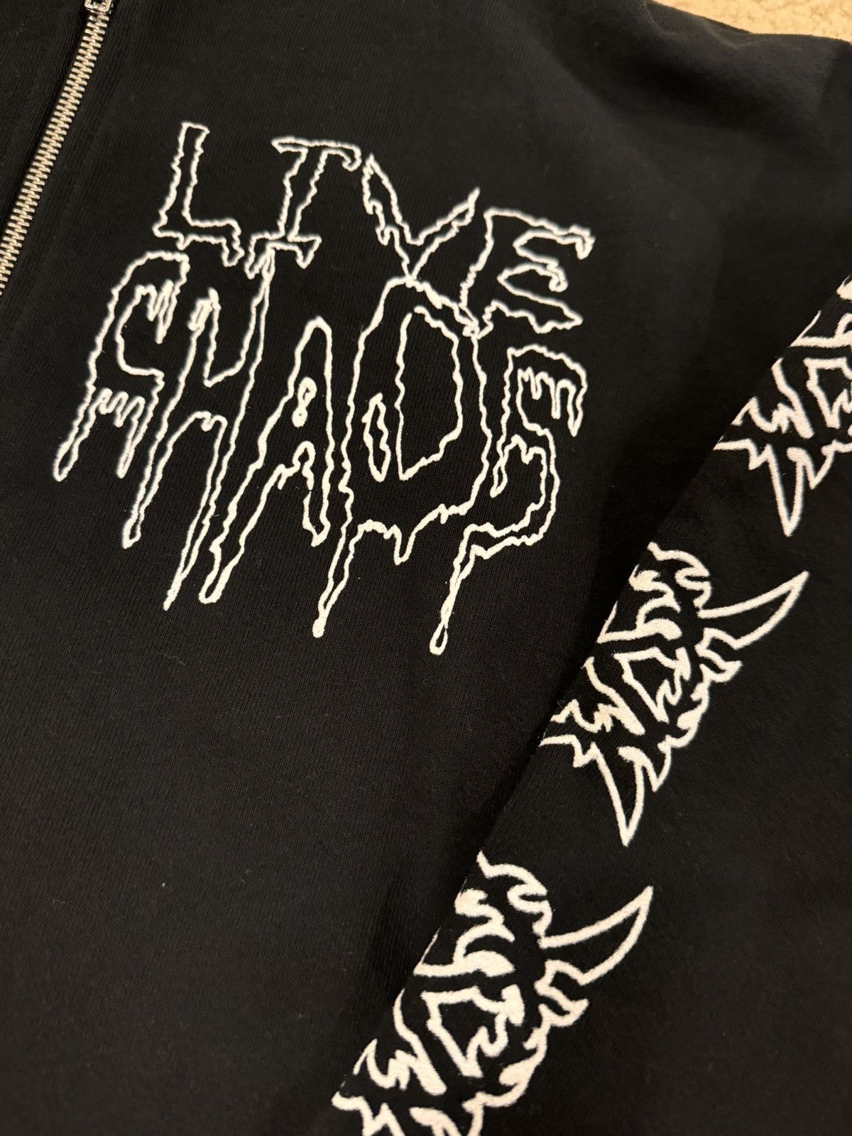 Ken Carson KEN CARSON MORE CHAOS ZIP UP HOODIE Size US L / EU 52-54 / 3 - 3 Thumbnail