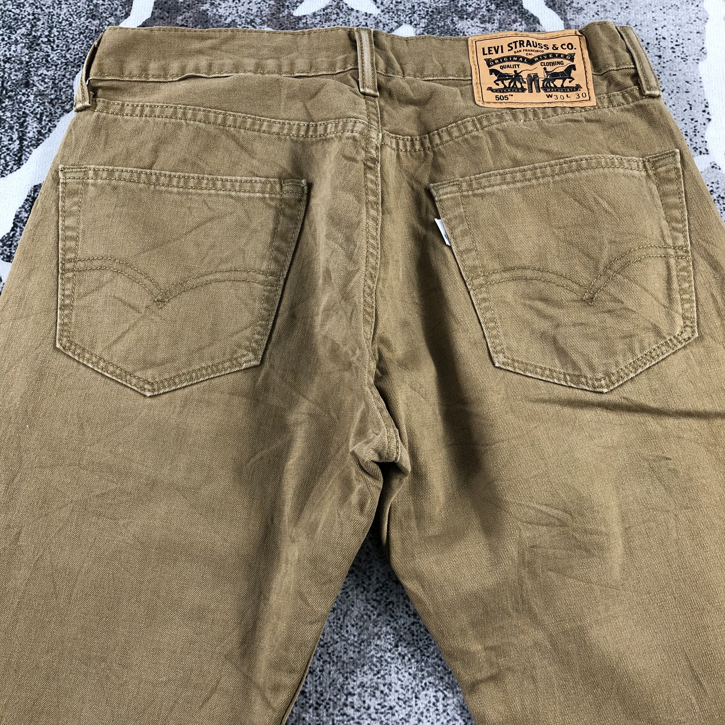 Levi's Vintage Levi's 505 Jeans White Tab Denim KJ970 Size US 31 - 4 Thumbnail
