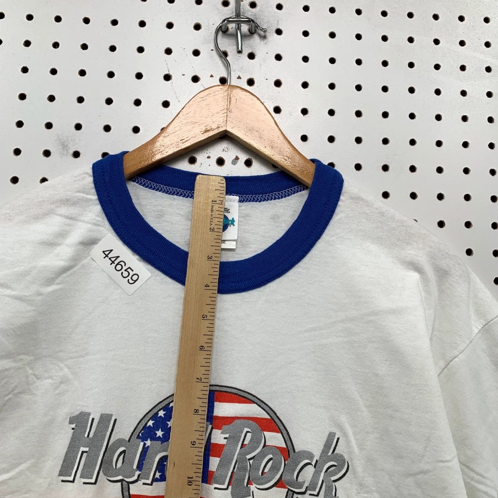 Hard Rock Cafe Vintage Hard Rock Cafe Shirts Mens XL White San Francisco USA Flag Made USA Size US XL / EU 56 / 4 - 6 Thumbnail