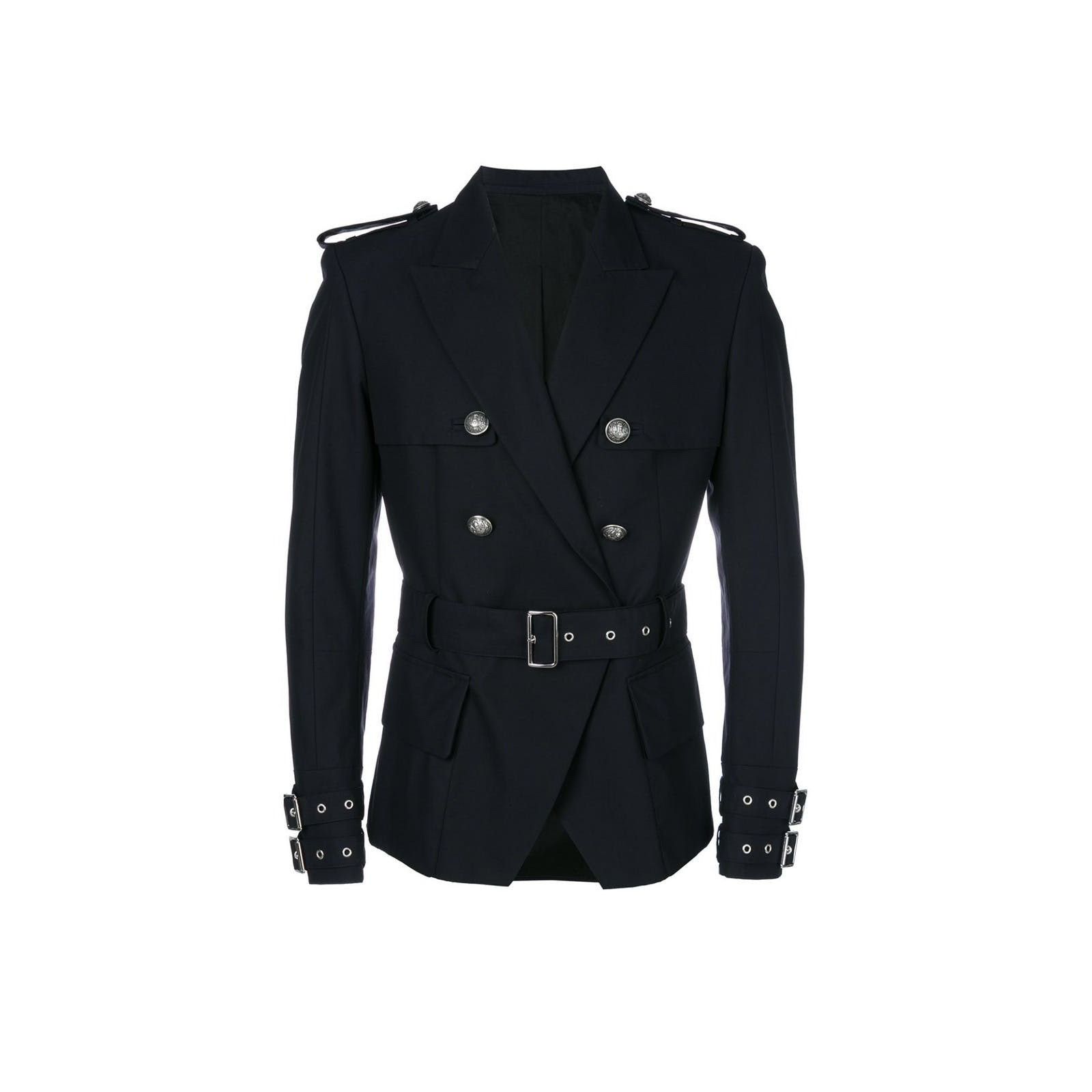 Balmain Balmain Double-Breasted Military Blazer Size 48R - 1 Thumbnail
