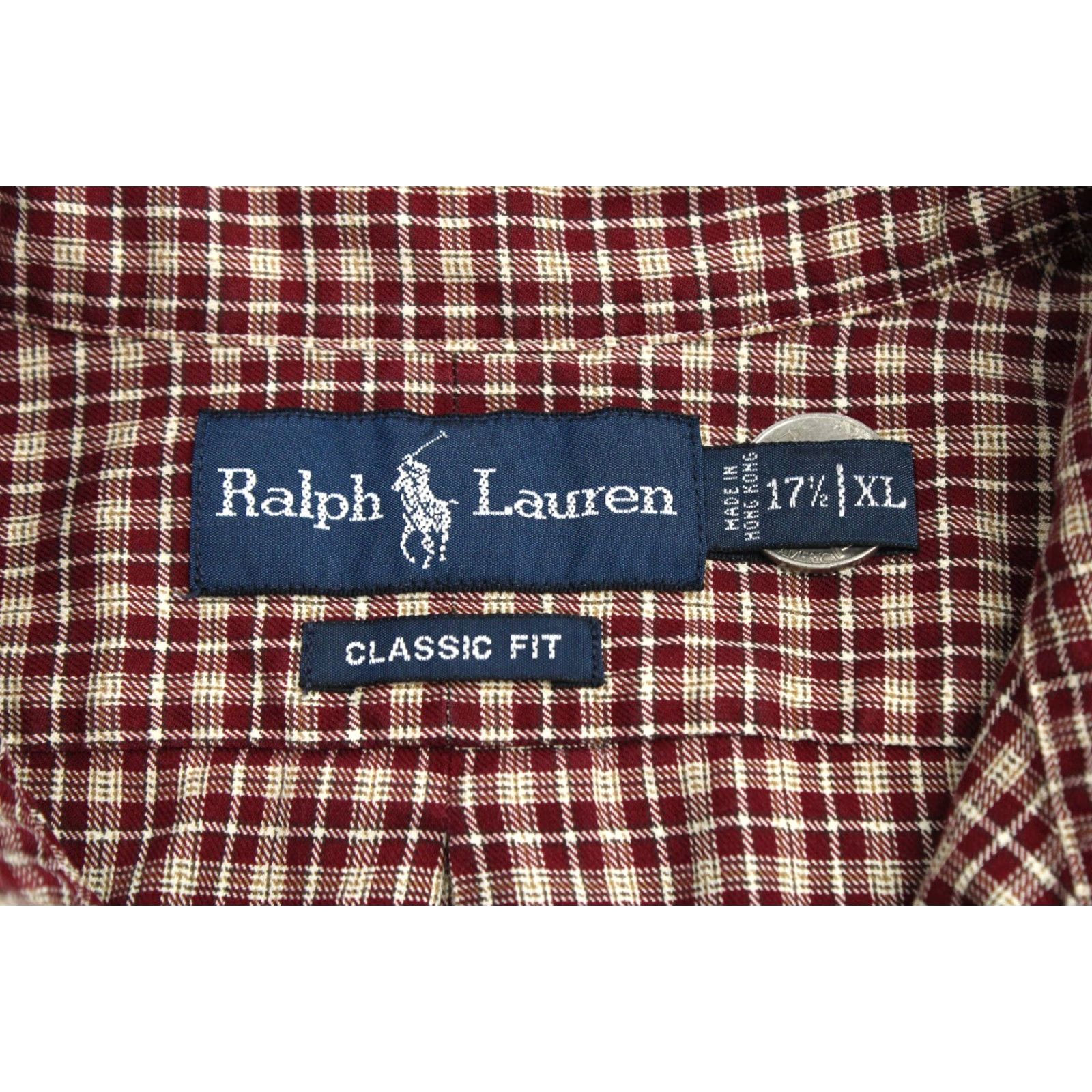 Ralph Lauren VTG Ralph Lauren Shirt Men's XL Red Plaid Long Sleeve Button-Down Preppy Casual Size US XL / EU 56 / 4 - 5 Thumbnail