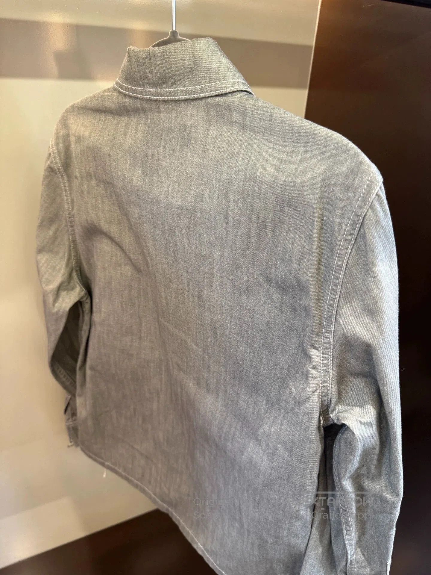 Fendi Fendi Gray Logo Denim Workwear Set. Size US 36 / EU 52 - 4 Thumbnail