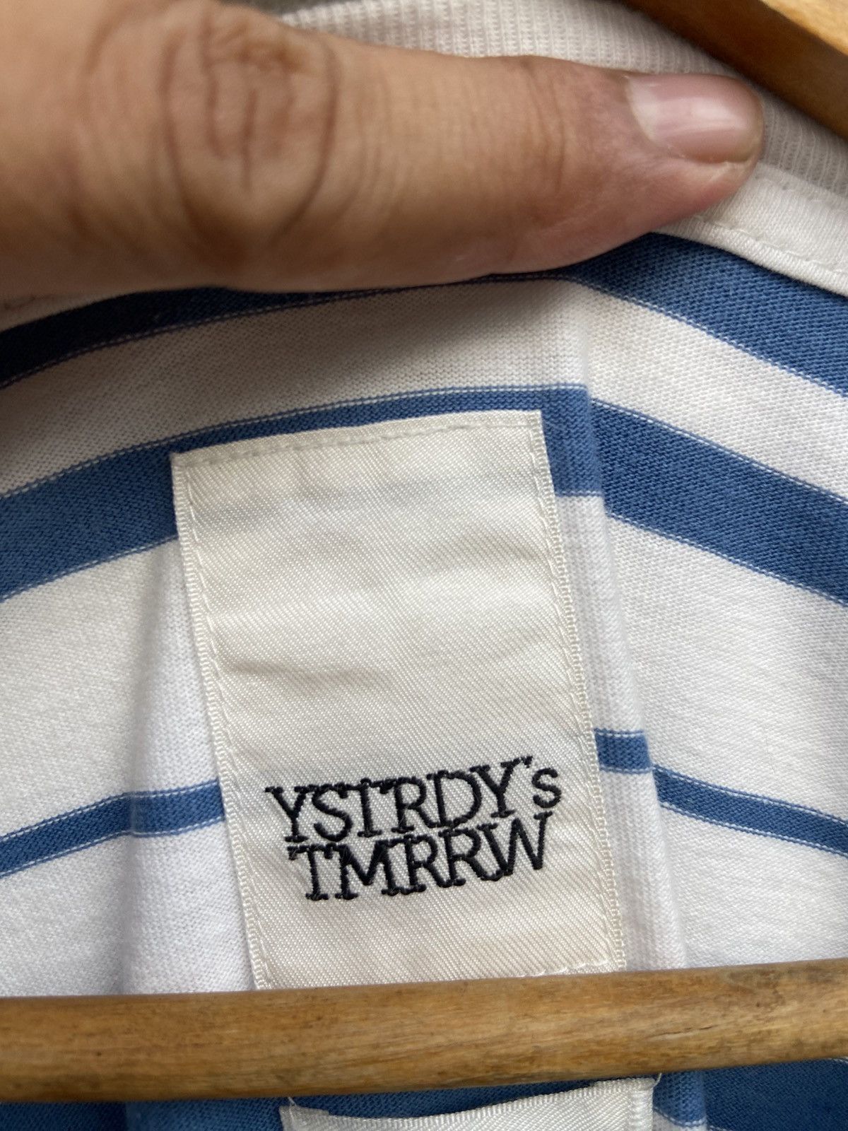 Japanese Brand Yesterday Tomorrow t shirt stripes long sleeve Size US XL / EU 56 / 4 - 7 Thumbnail