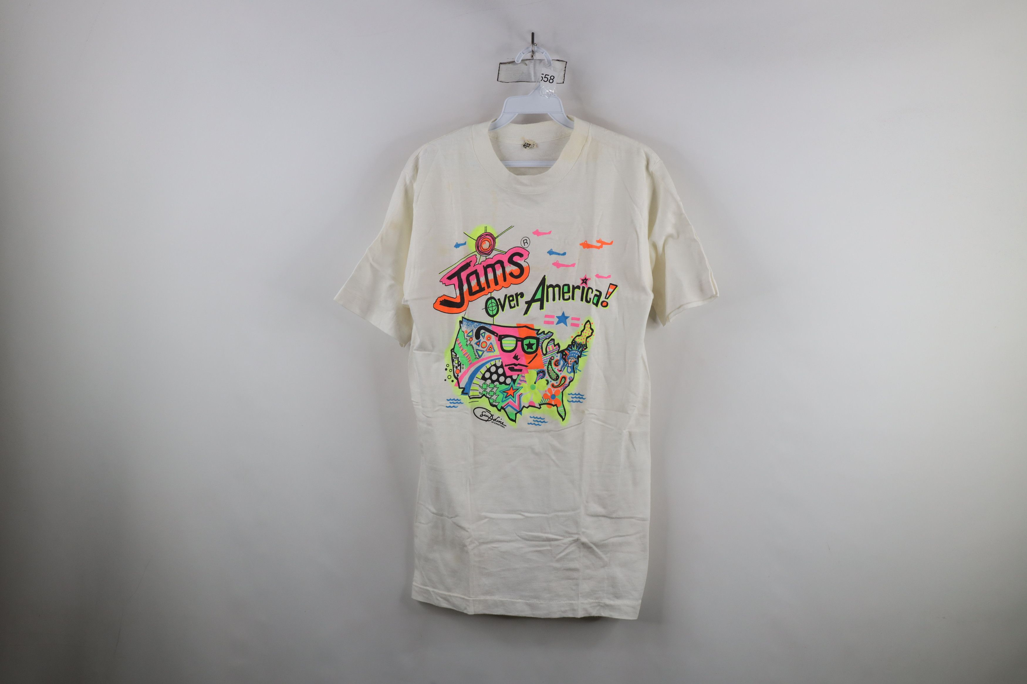 Vintage Vintage 70s 80s Original Jams International T-Shirt USA Size US M / EU 48-50 / 2 - 1 Thumbnail