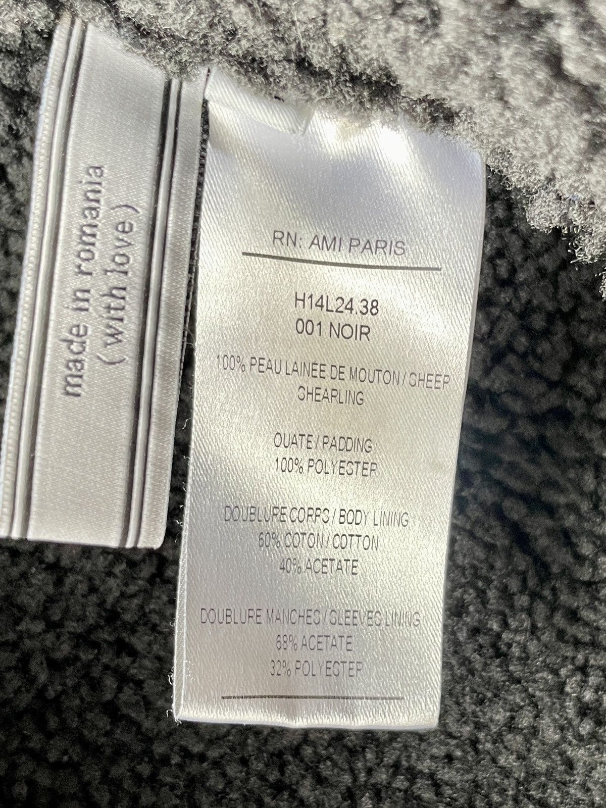 AMI AMI Alexandre Mattiusi Lamb Shearling Bomber Size US XL / EU 56 / 4 - 8 Thumbnail