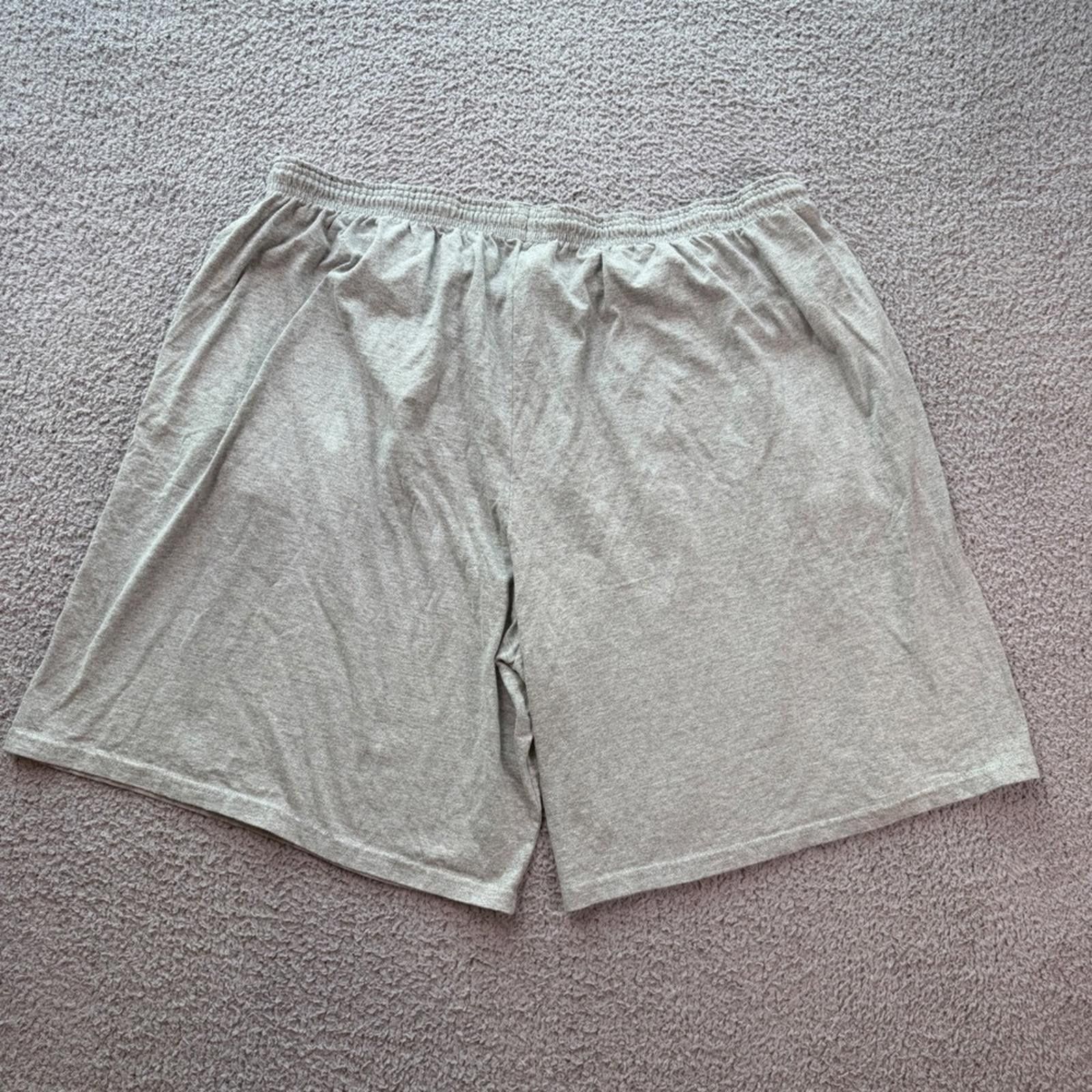 Champion Champion Mens 4XB Heather Gray Jersey Athletic Shorts Size US 44 / EU 60 - 2 Thumbnail