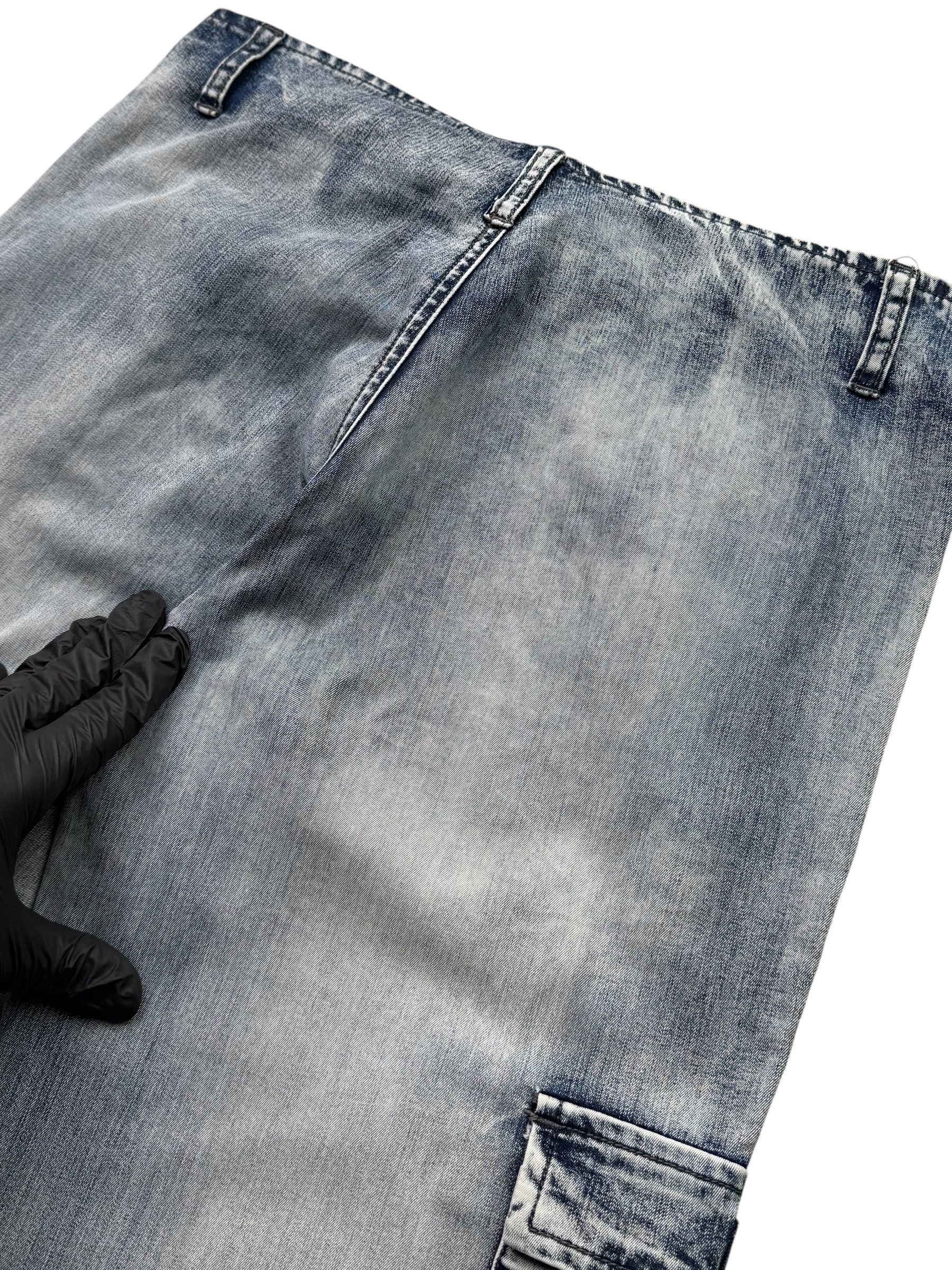 Japanese Brand Vintage Cargo Jeans With Straps W439(V9) Size 27" / US 4 / IT 40 - 6 Thumbnail