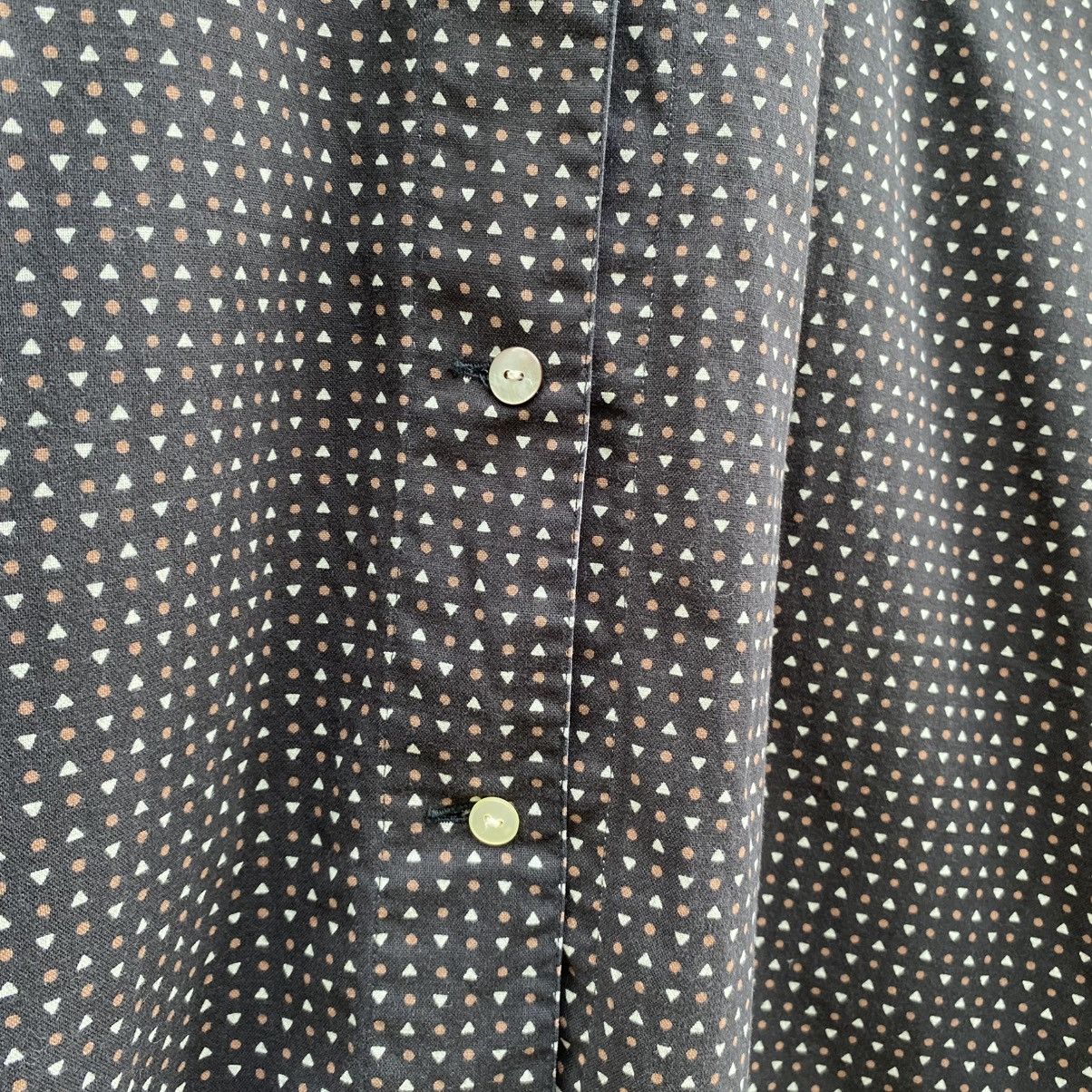 Kenzo KENZO Black Dot V-Neck Blouse Size M / US 6-8 / IT 42-44 - 5 Thumbnail