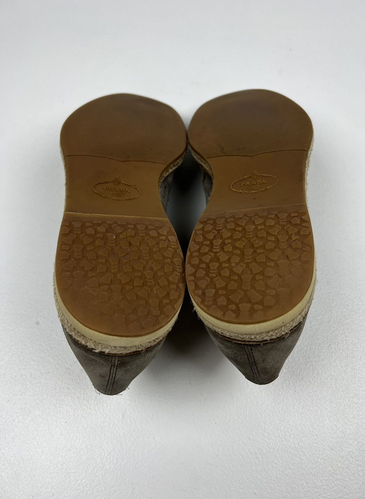 Prada PRADA Derby Suede Chukka Shoes Lace Up Vintage Beige Men’s Size US 9 / EU 42 - 12 Thumbnail