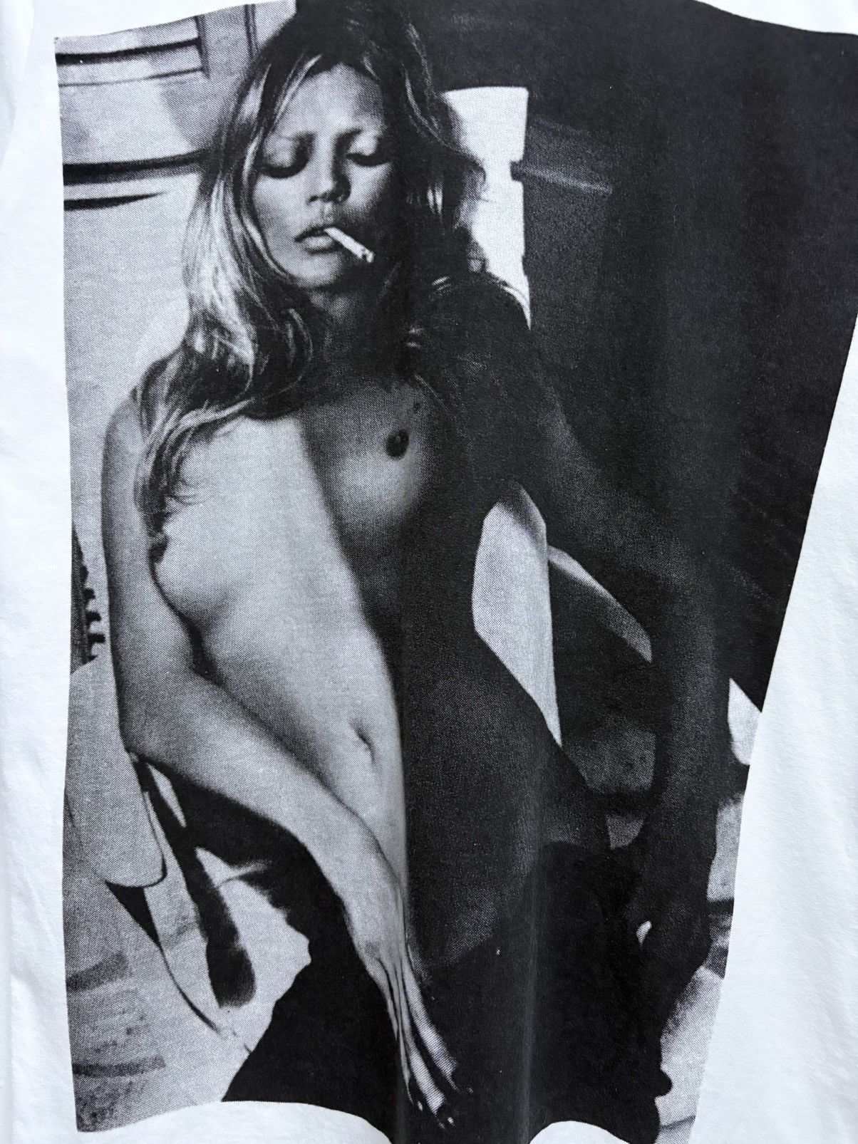 Seditionaries 2000's Ray Girl - Kate Moss Playboy Magazine Naked T-Shirt Size US M / EU 48-50 / 2 - 4 Thumbnail