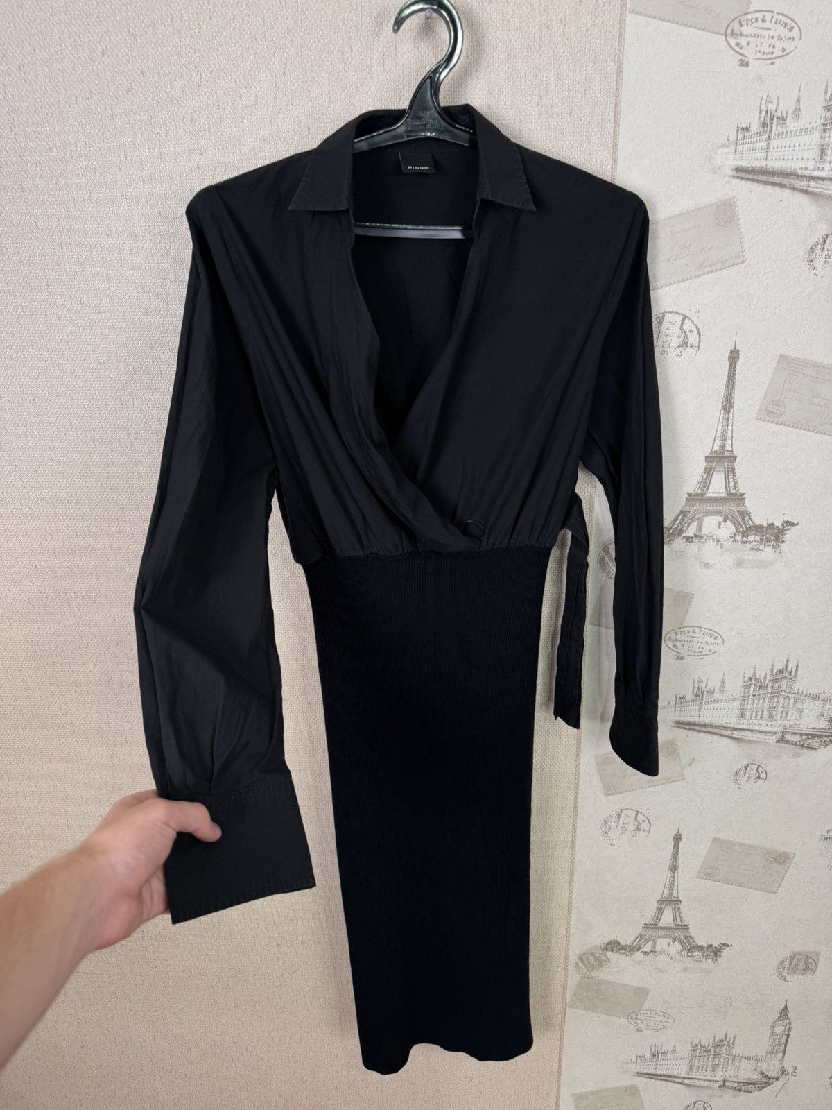 Pinko Pinko Black Dress Shirt Skirt Luxury Size M / US 6-8 / IT 42-44 - 13 Thumbnail