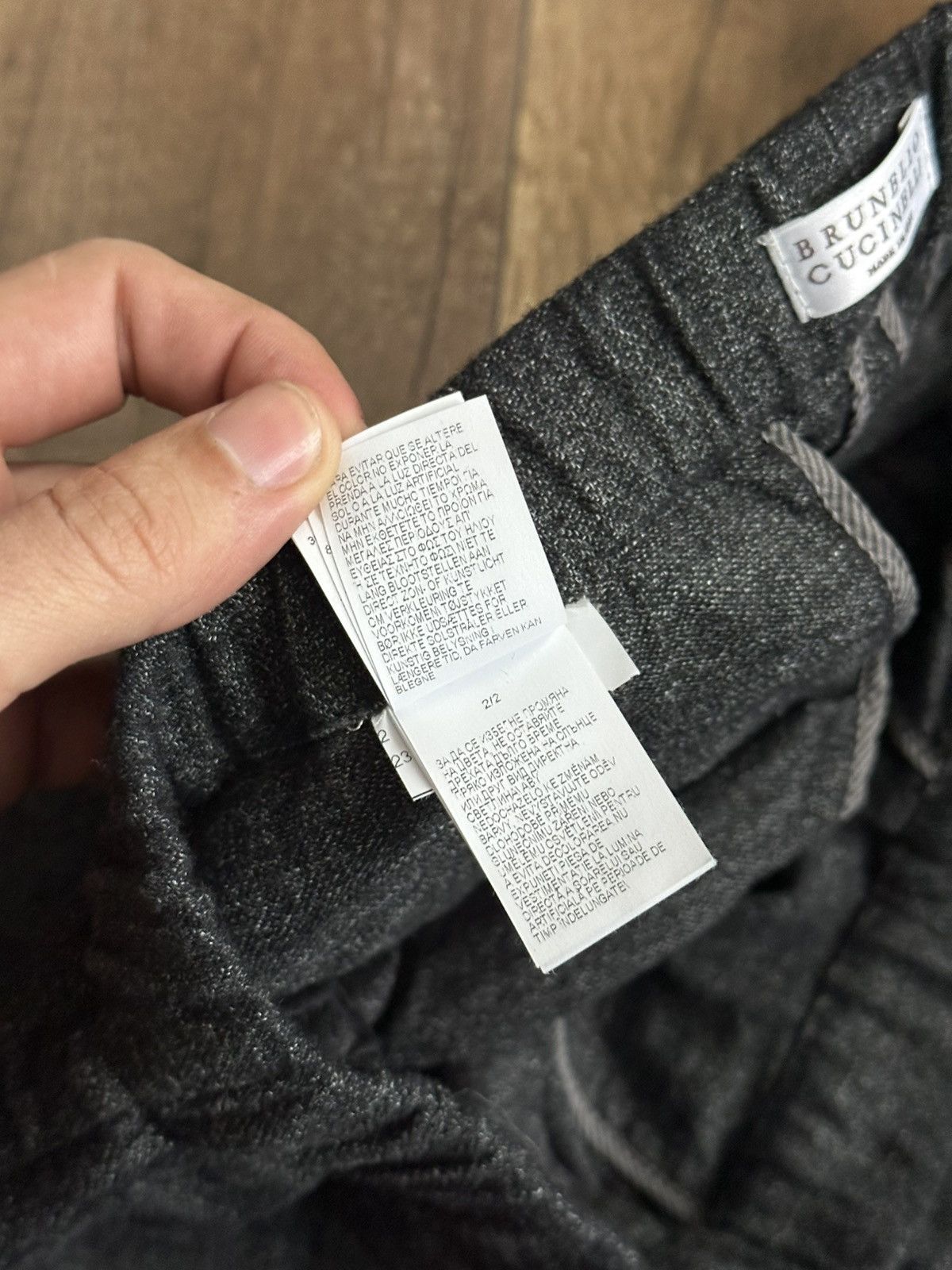 Brunello Cucinelli Brunello Cucinelli Wool Linen Trousers Pants Size 27" / US 4 / IT 40 - 17 Thumbnail
