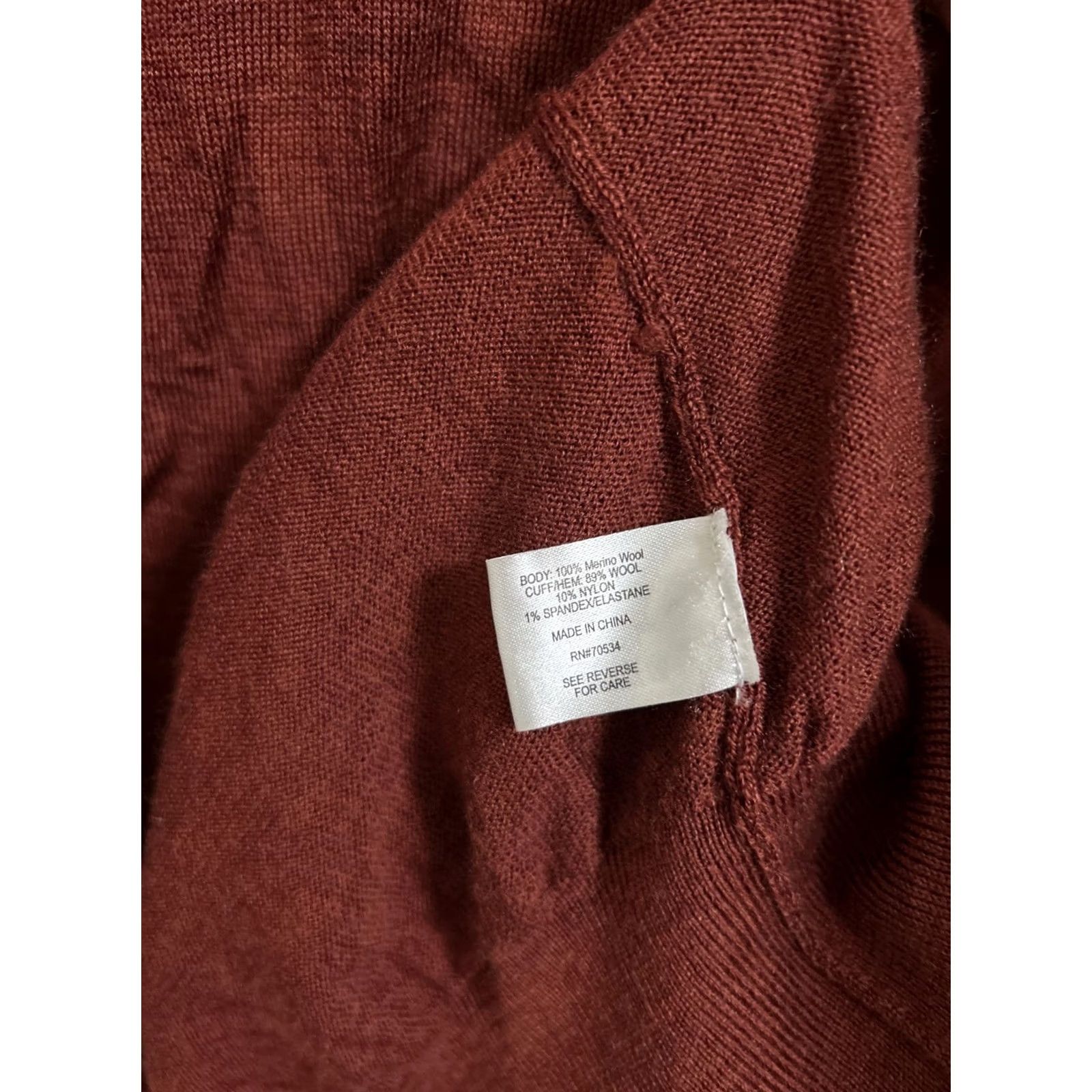 Orvis Orvis Sweater Mens XL Red 100% Merino Wool 1/4 Zip Pullover Long Sleeve Knit Solid Zipper Pullover Casual Winter Fall Spring Mar 1/4 Zip G Size US XL / EU 56 / 4 - 5 Thumbnail