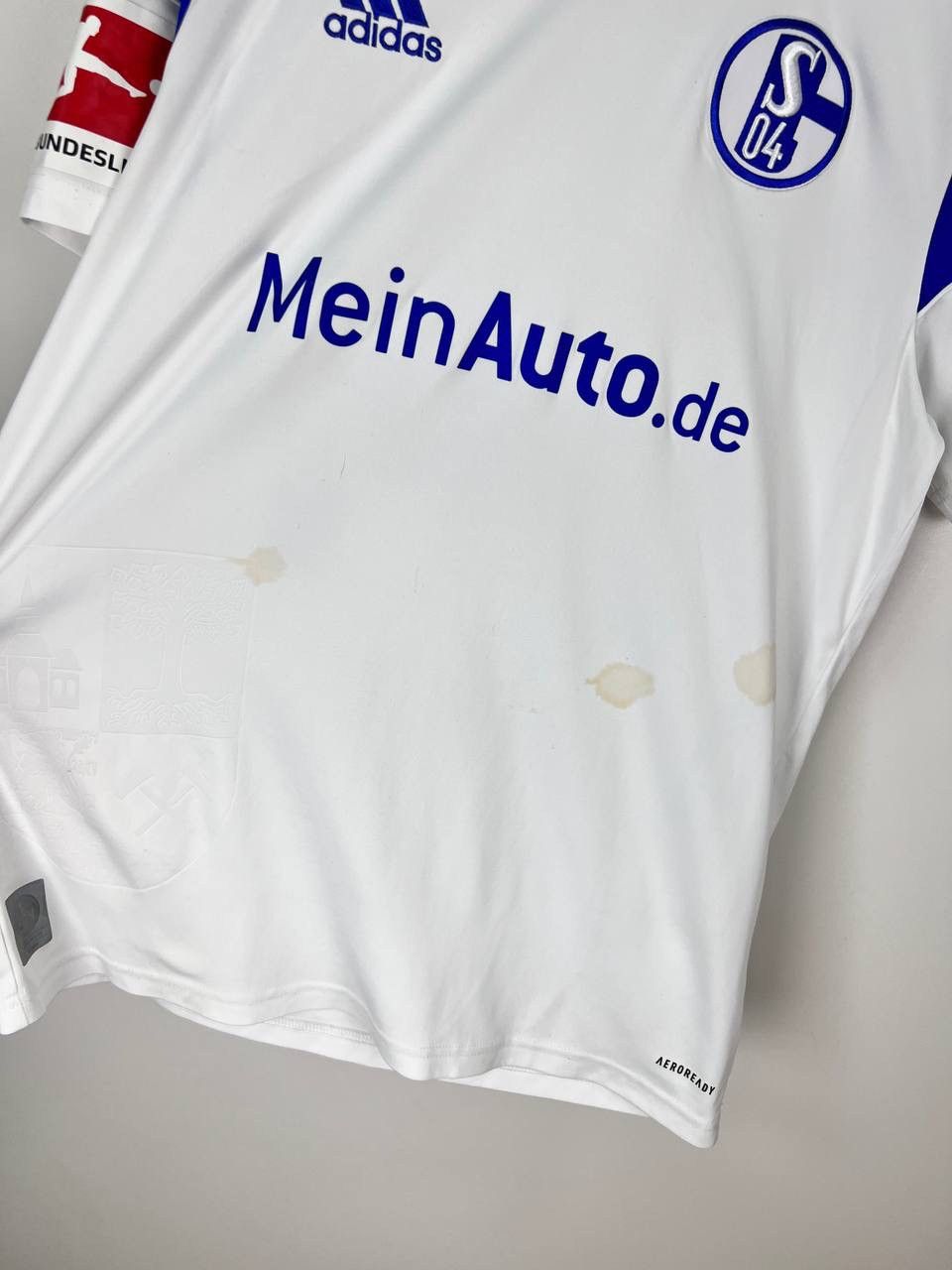 Vintage Schalke 04 Adidas Lennart jersey t-shirts size M Size US M / EU 48-50 / 2 - 6 Thumbnail