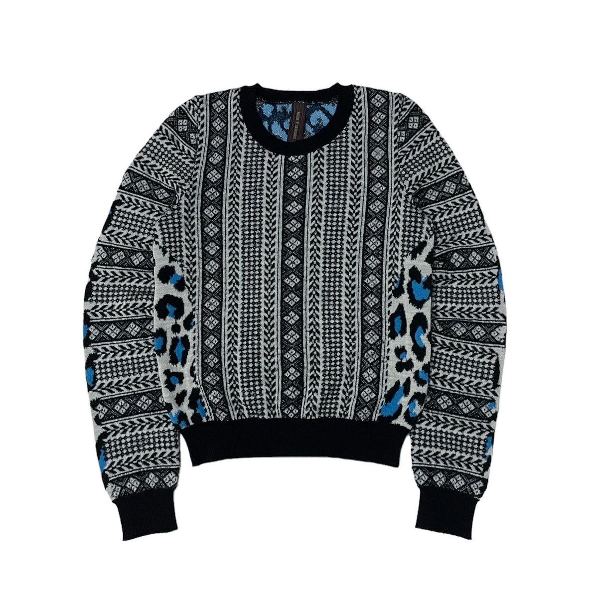 Maison MIHARA YASUHIRO Maison MIHARA YASUHIRO Mix Pattern Wool Knit Size US S / EU 44-46 / 1 - 1 Thumbnail