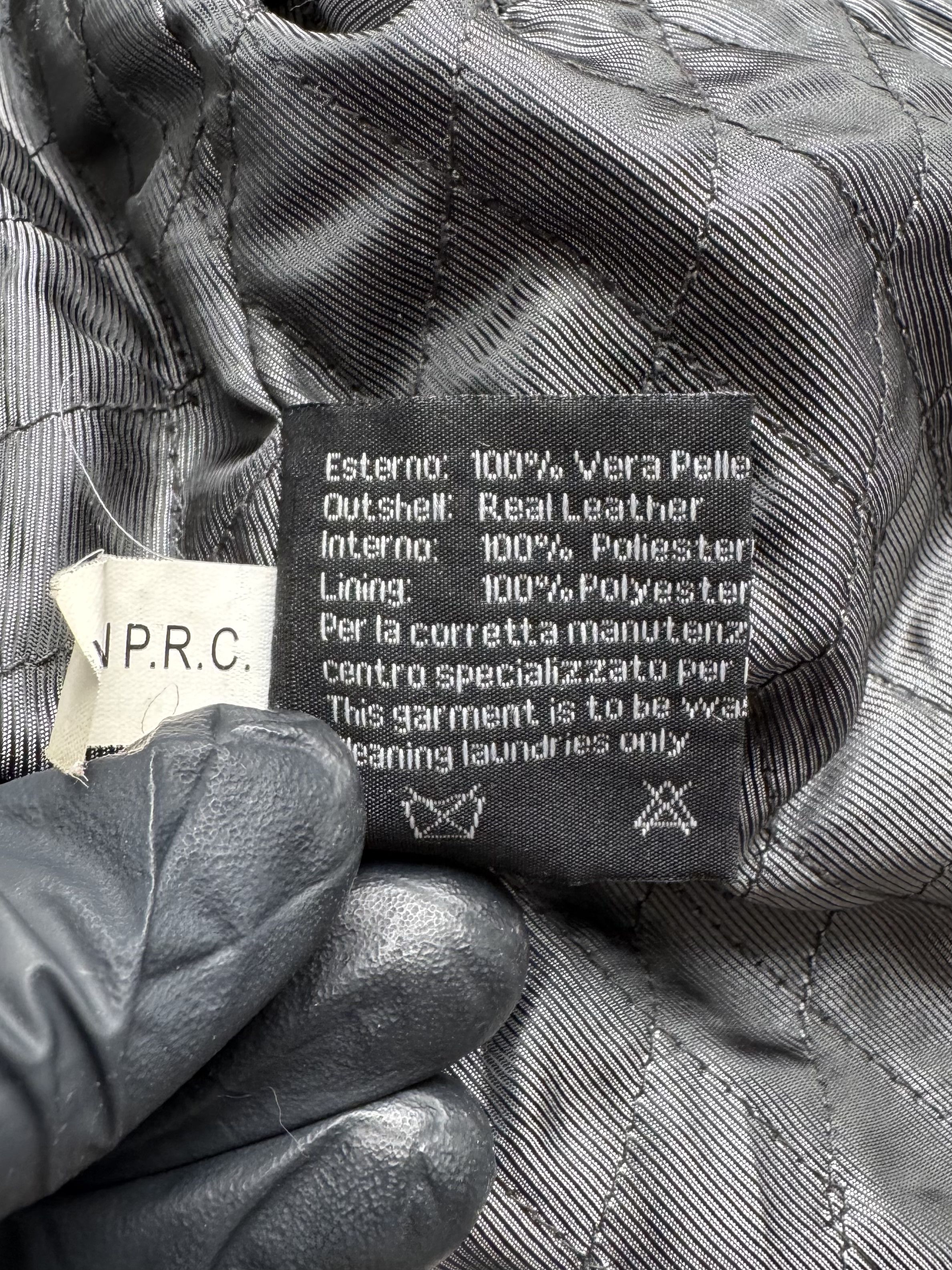 Vintage Vintage Cropped Real Leather Jacket (E4) Size L / US 10 / IT 46 - 11 Thumbnail