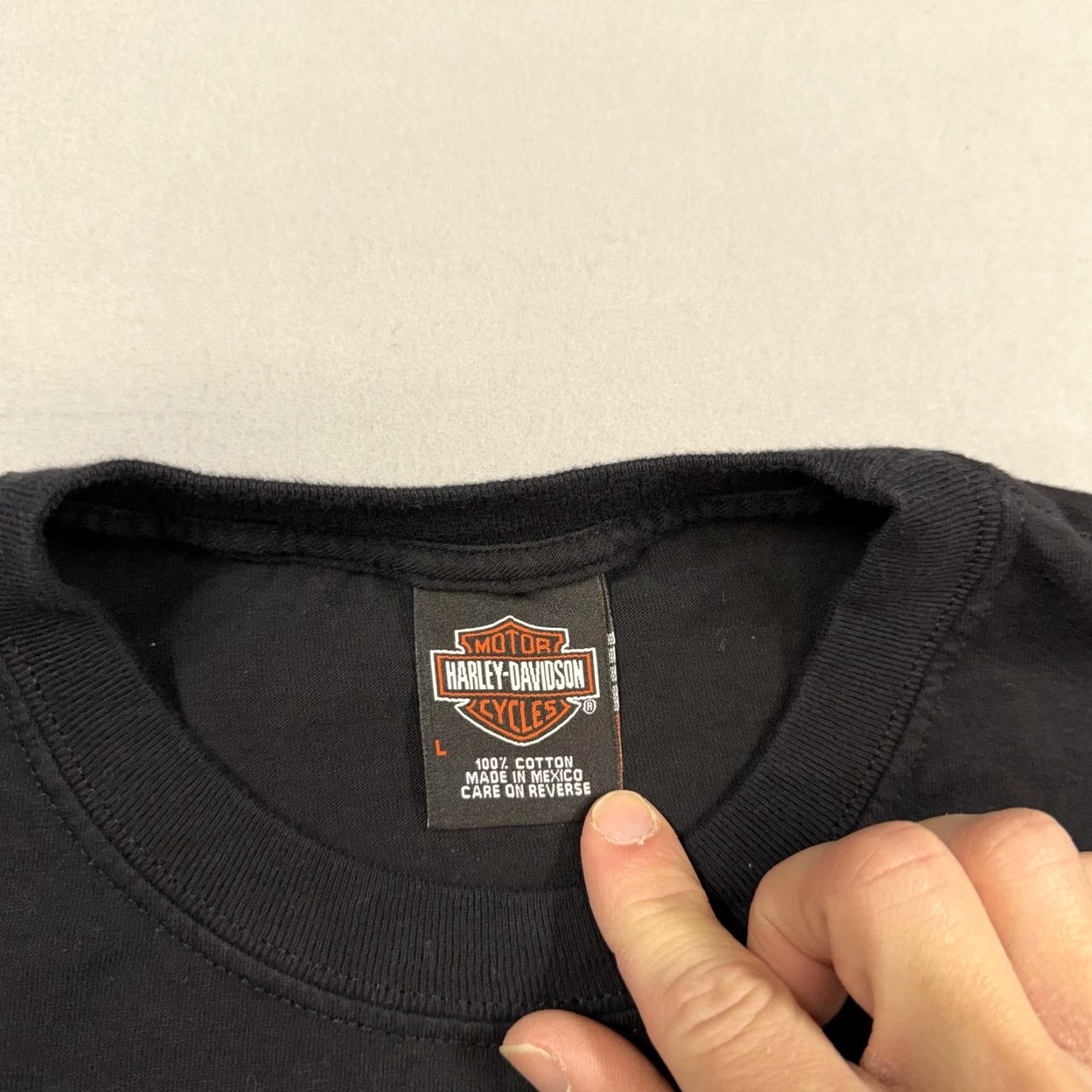 Harley Davidson Harley-Davidson Shirt Mens Large Black Brighton Michigan Graphic Tee Size US L / EU 52-54 / 3 - 3 Thumbnail