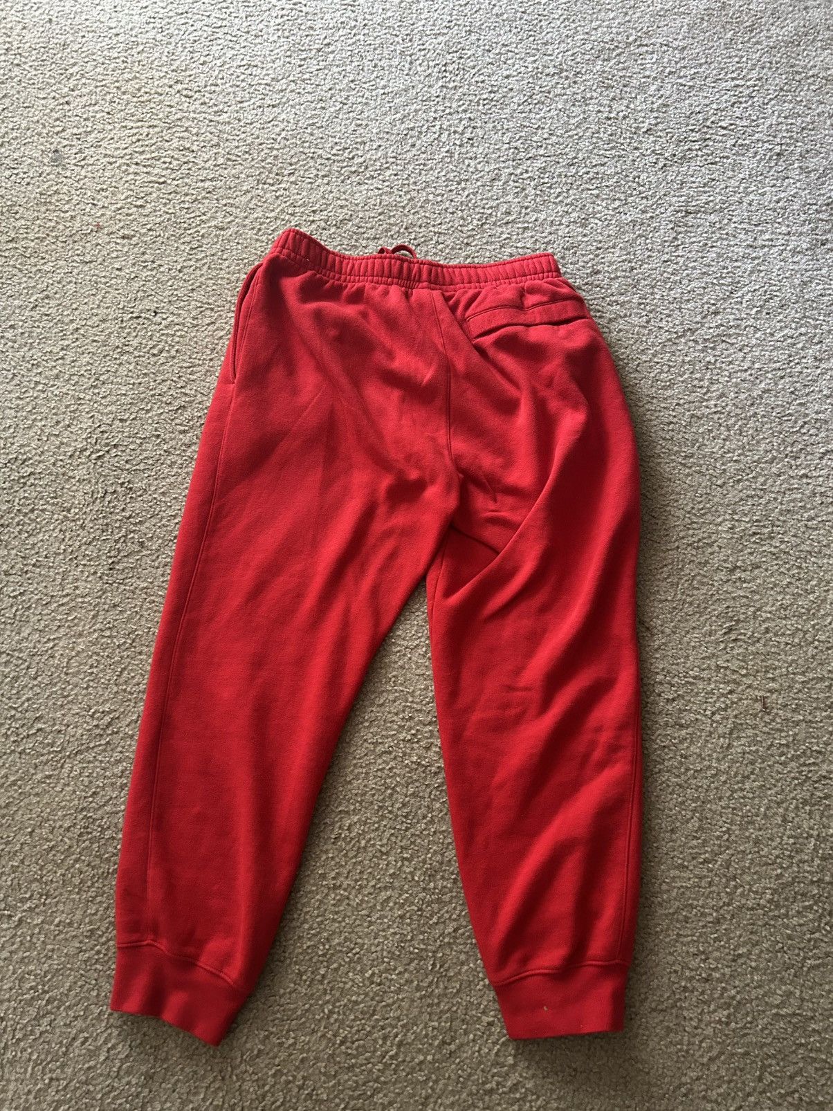 Nike × Vintage Nike Red Joggers Size US 28 / EU 44 - 4 Thumbnail