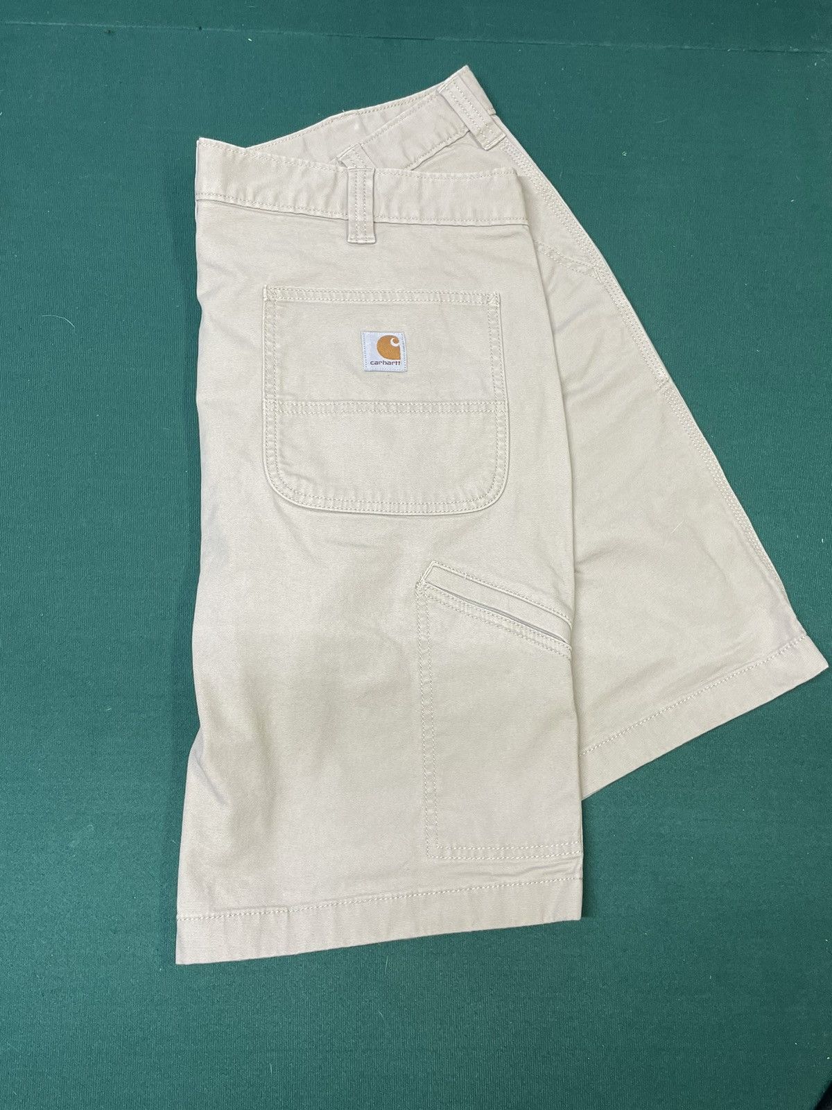 Carhartt Carhartt Relaxed Fit Work Shorts – Khaki – Size 40 Size US 40 / EU 56 - 1 Thumbnail