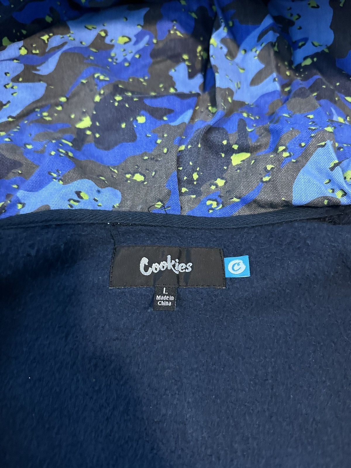 Cookies Cookies Camo Fleece Zip Up Size US L / EU 52-54 / 3 - 4 Thumbnail