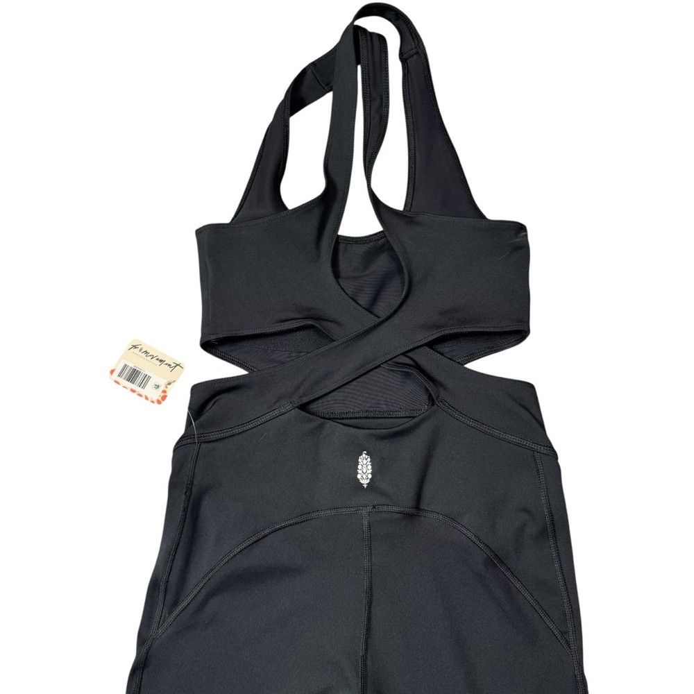 Free People NWT New Free People Movement Back It Up Black Jumpsuit Size Size 26" / US 2 / IT 38 - 5 Thumbnail