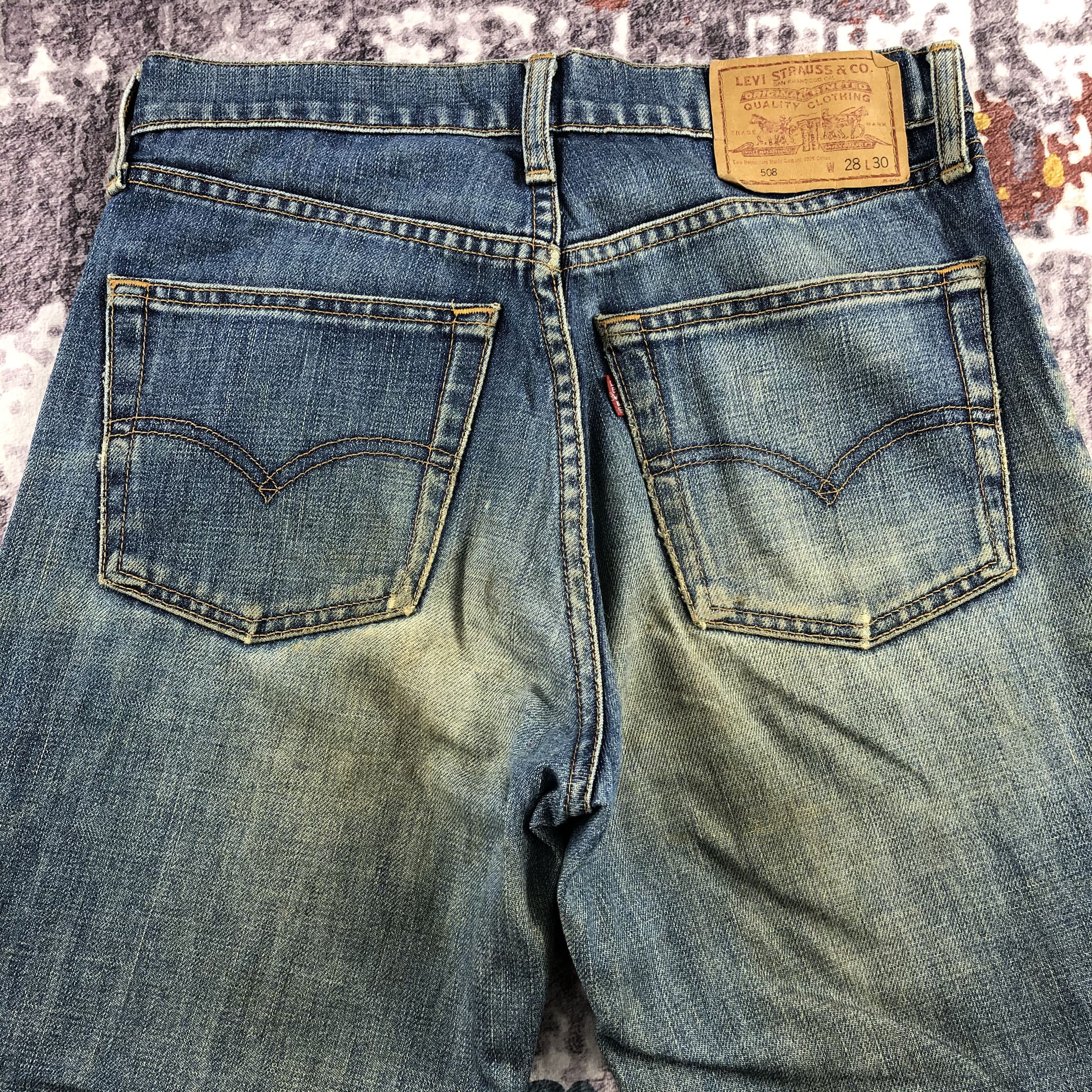 Levi's × Vintage 90s Vintage Blue Wash Levis 508 Jeans-JM2151 Size US 28 / EU 44 - 5 Thumbnail