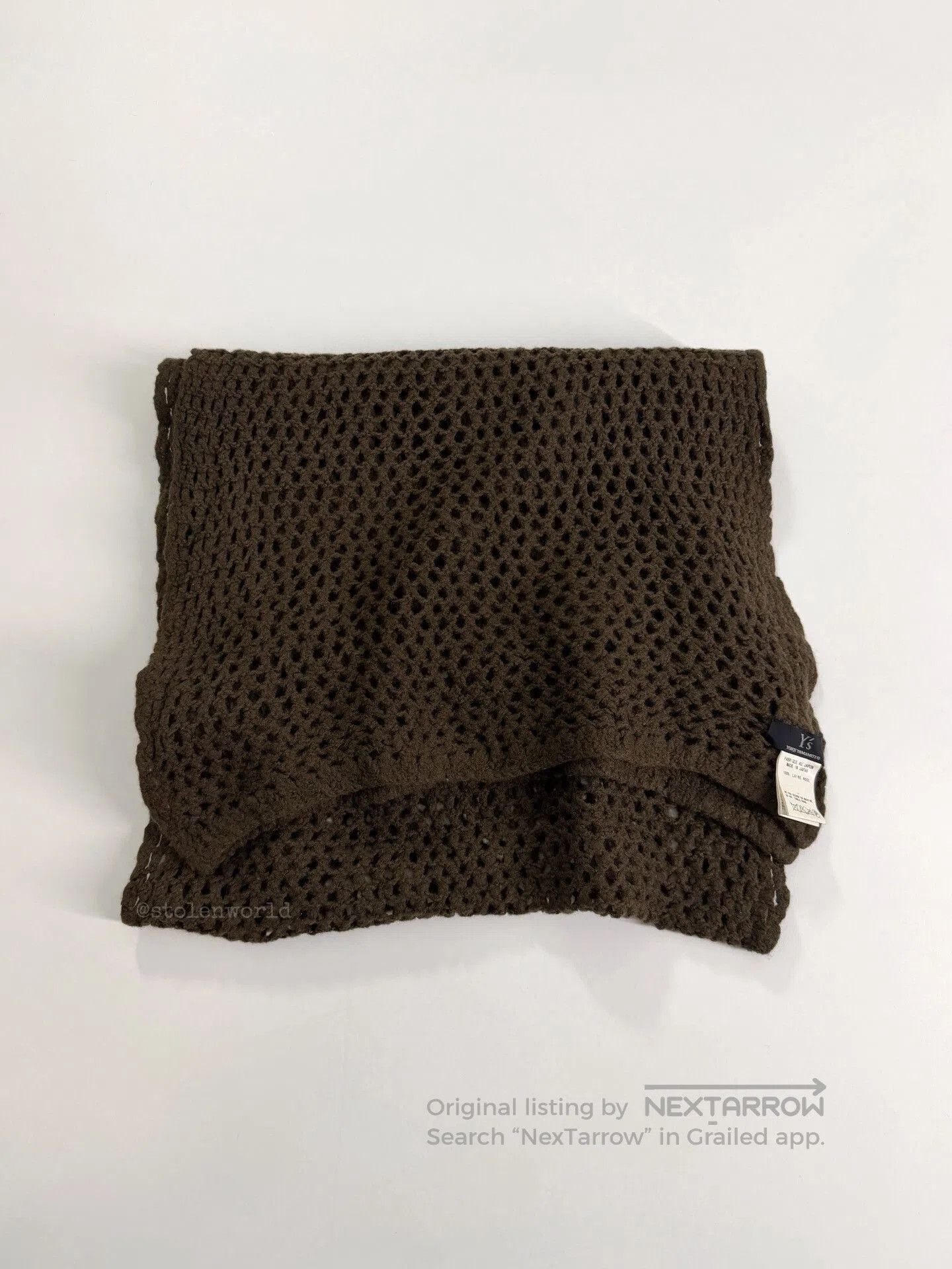 Y's wool crochet scarf by y's. Size ONE SIZE - 9 Thumbnail
