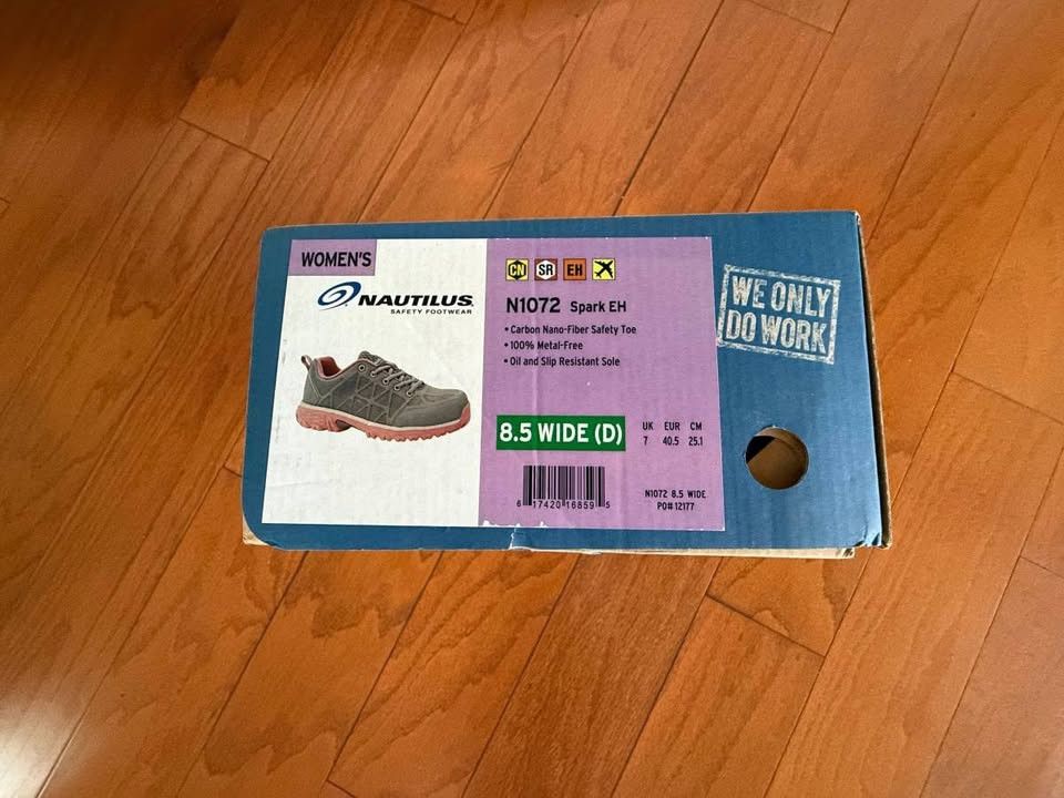 Other Nautilus women's Safety Footwear Spark CT Grey N1072 Size US 8.5 / IT 38.5 - 10 Thumbnail