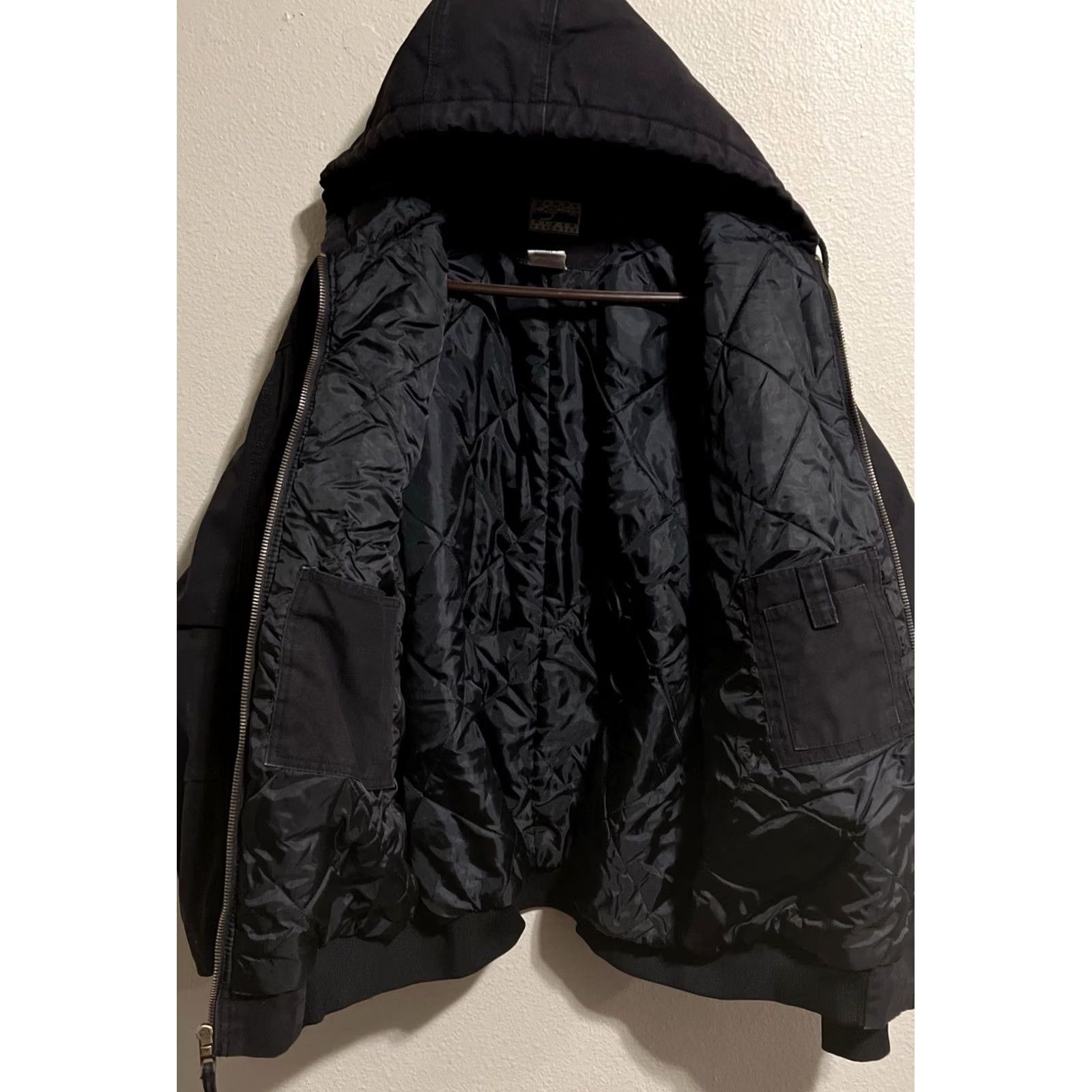 Vintage VINTAGE Sandy River Jacket Mens 2XL Black Workwear Canvas Hooded Insulated Size Coat J1802 Size US XXL / EU 58 / 5 - 3 Thumbnail
