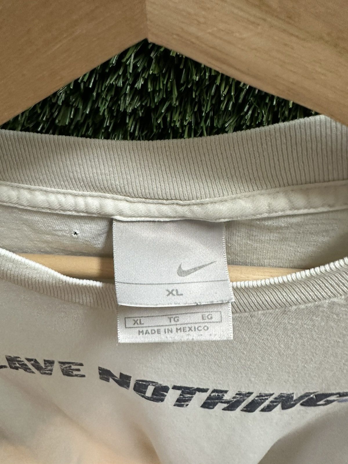 Nike × Vintage Vintage Nike Leave Nothing Spellout T-shirt Size XL Size US XL / EU 56 / 4 - 3 Thumbnail