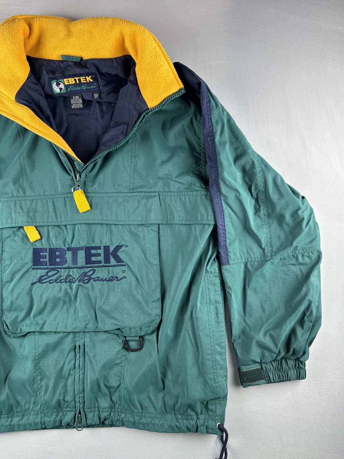Eddie Bauer Vintage 90s Eddie Bauer EBTEK Anorak Jacket Stowaway Hood S Size US S / EU 44-46 / 1 - 3 Thumbnail
