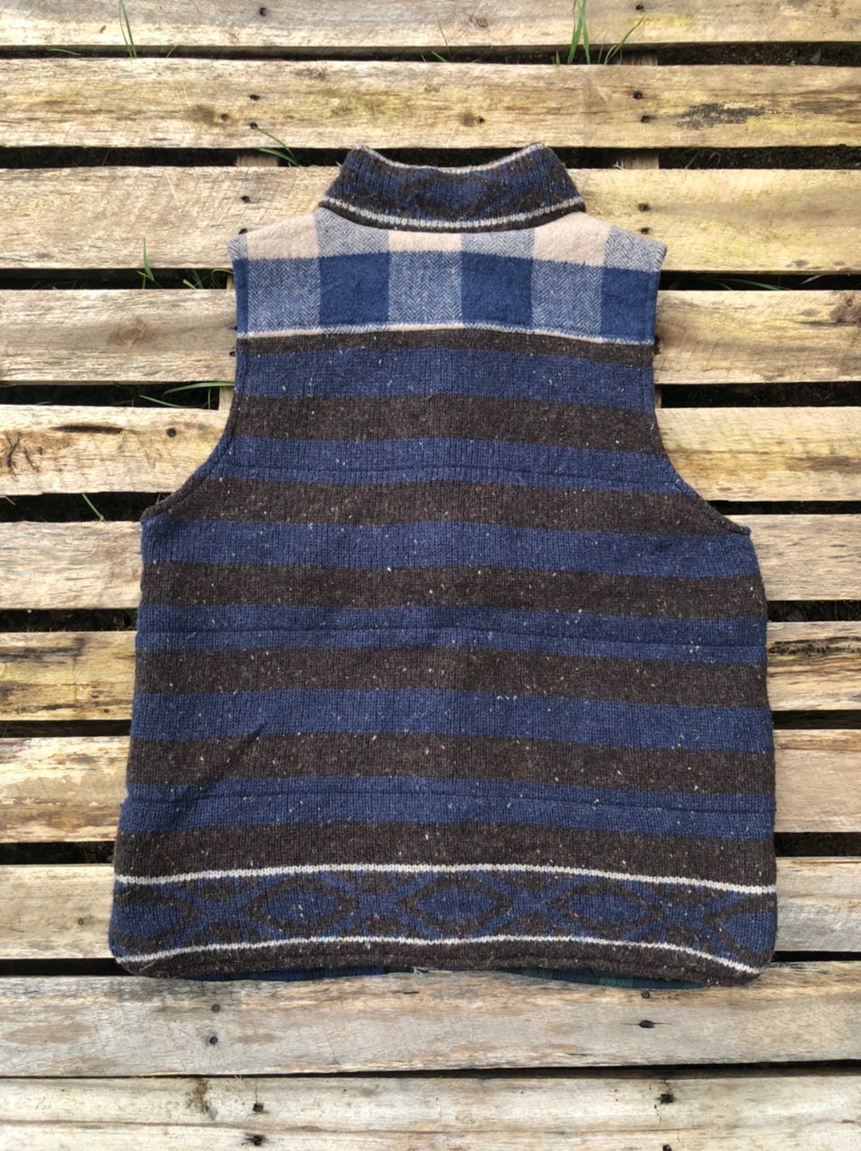 If Six Was Nine × Japanese Brand × Vintage Ifsixwasnine Style Checkered Wool Vests Japanese Brand Size US S / EU 44-46 / 1 - 3 Thumbnail