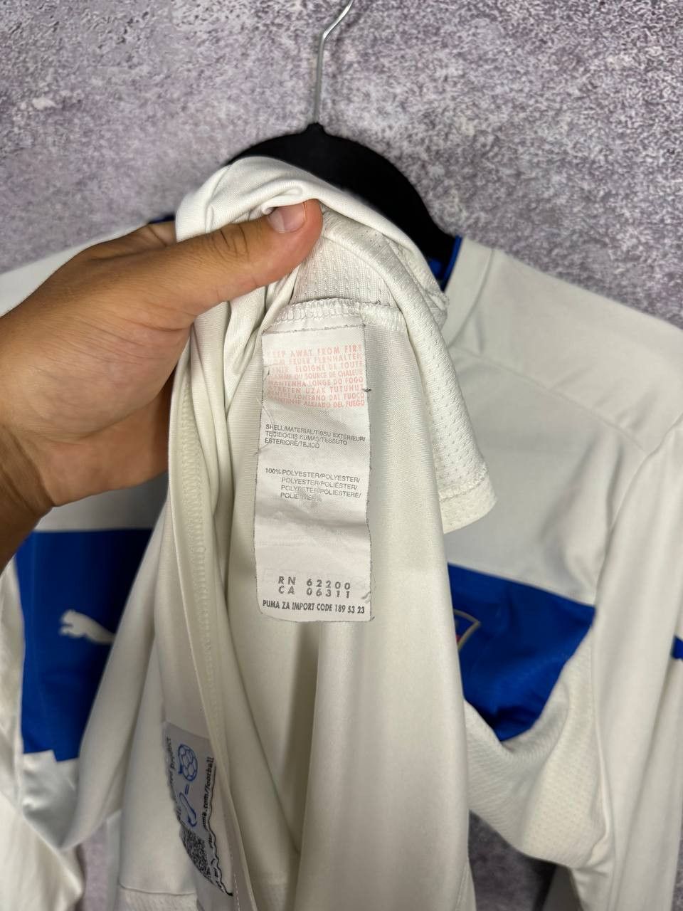 Puma Italy National Team 2012/13 Puma LS Soccer Jersey Size US L / EU 52-54 / 3 - 10 Thumbnail