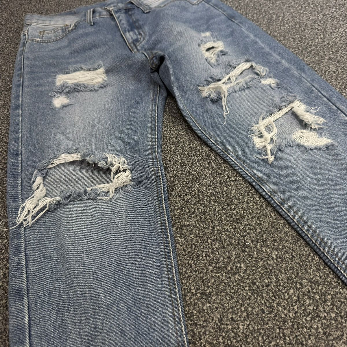 Warehouse Japanese Denim Warehouse Lady Distressed Jeans Size 28" / US 6 / IT 42 - 4 Thumbnail
