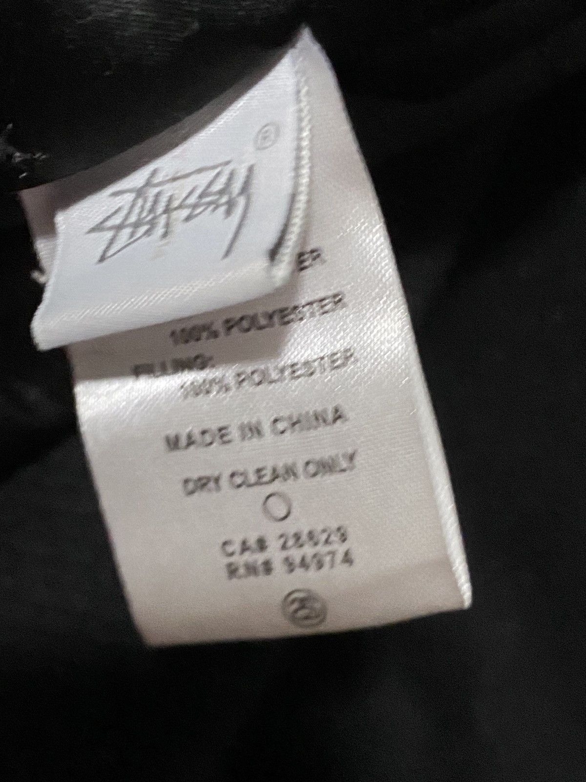 Stussy Stüssy Tribe Varsity Jacket, size XL, black with patch, used Size US XL / EU 56 / 4 - 12 Thumbnail