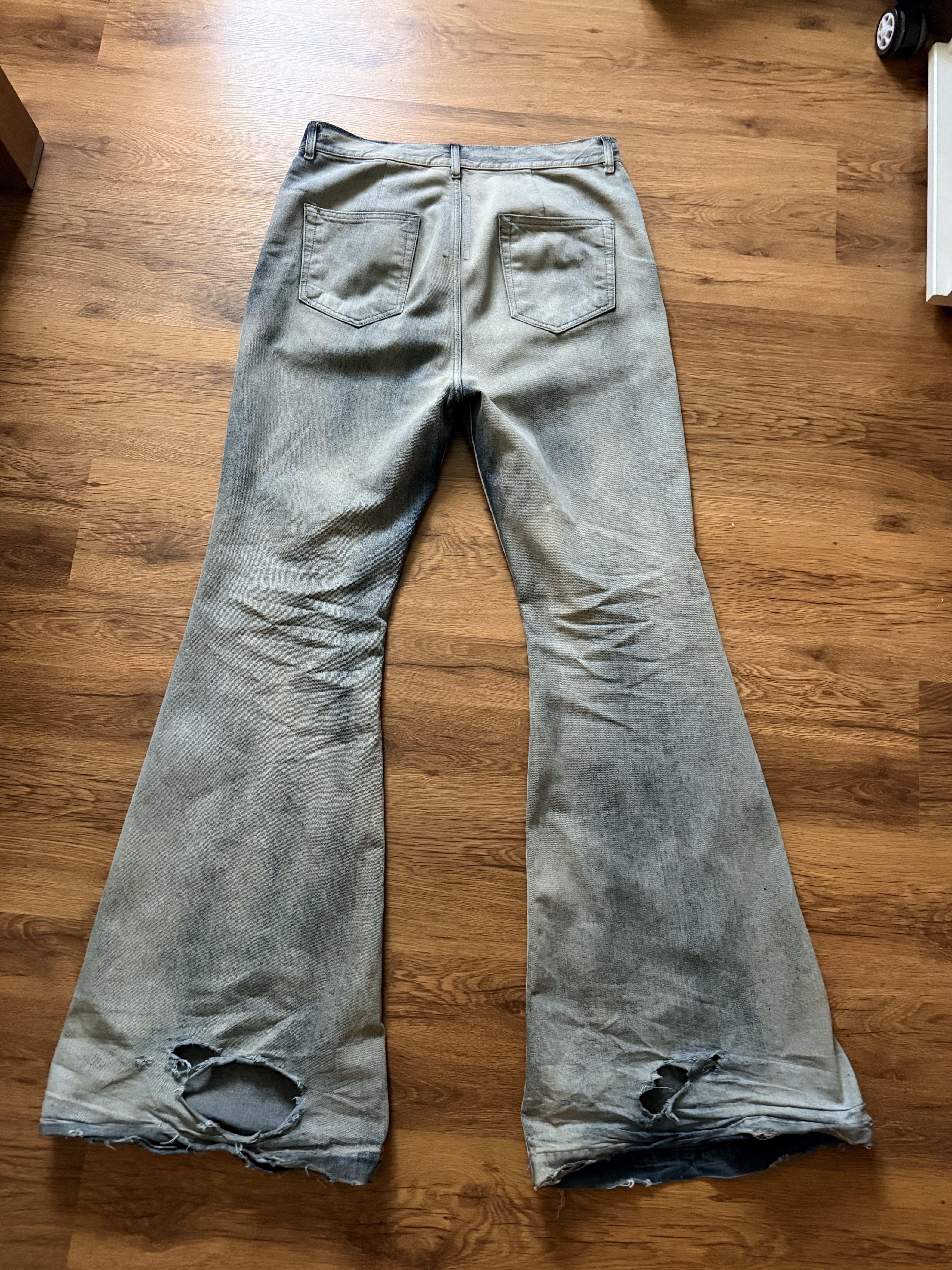 Rick Owens Drkshdw DRKSHDW Mineral Pearls FW25 Flared jeans Size US 32 / EU 48 - 2 Thumbnail