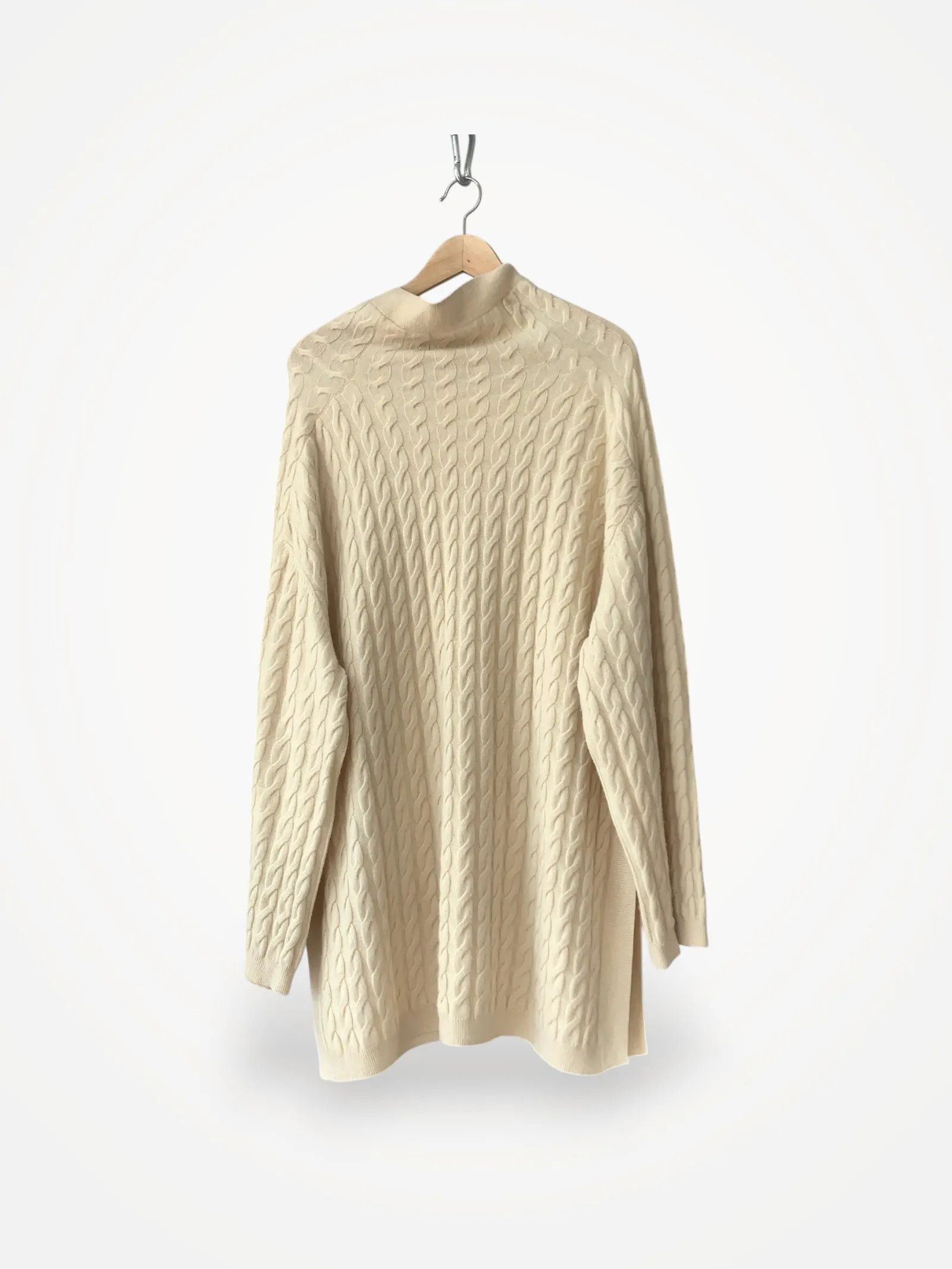 Toteme Toteme Long wool cashmere knit Sweater Size S / US 4 / IT 40 - 1 Thumbnail