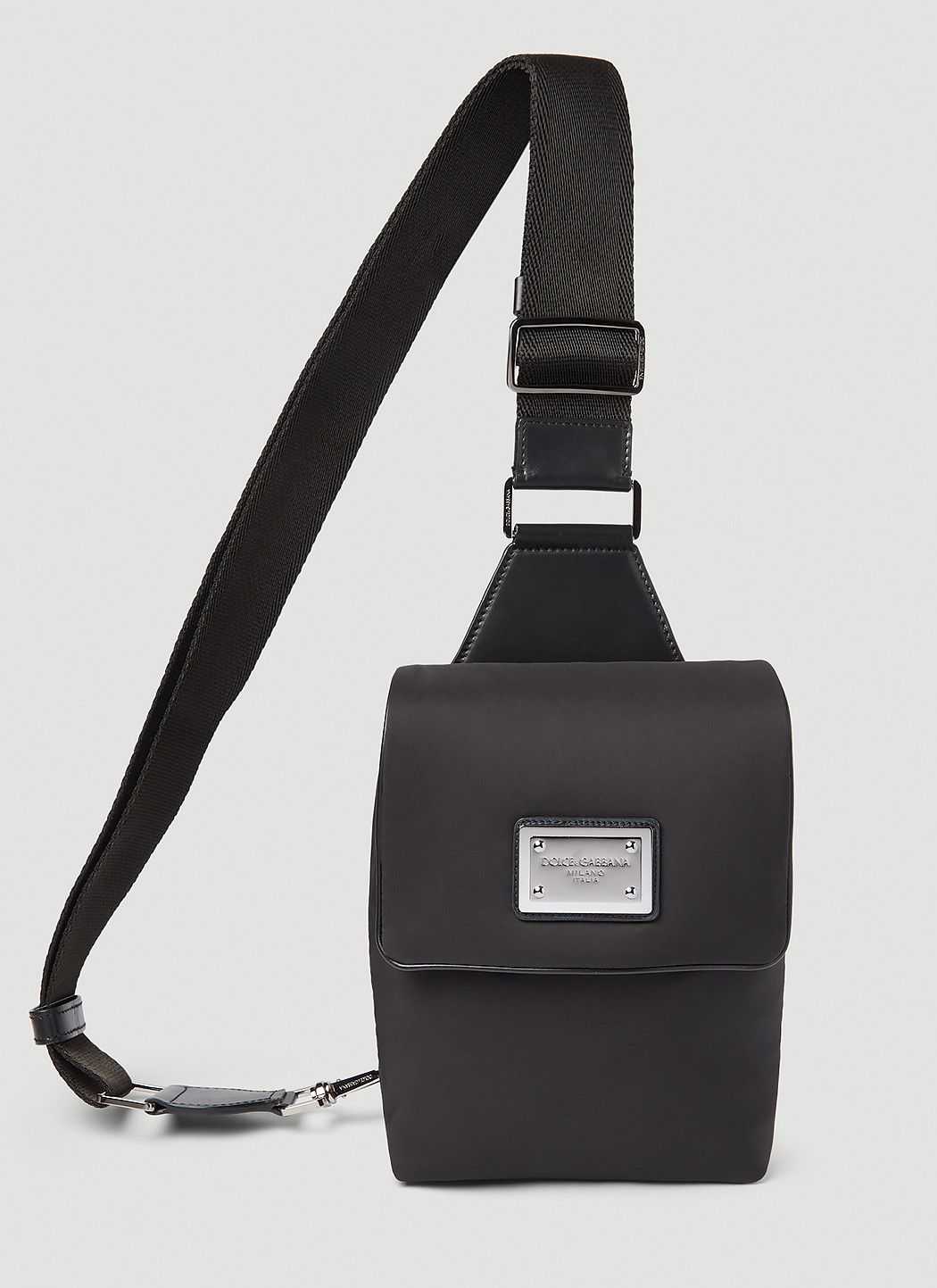Dolce & Gabbana Logo Plaque Nylon Belt Bag Size ONE SIZE - 1 Thumbnail