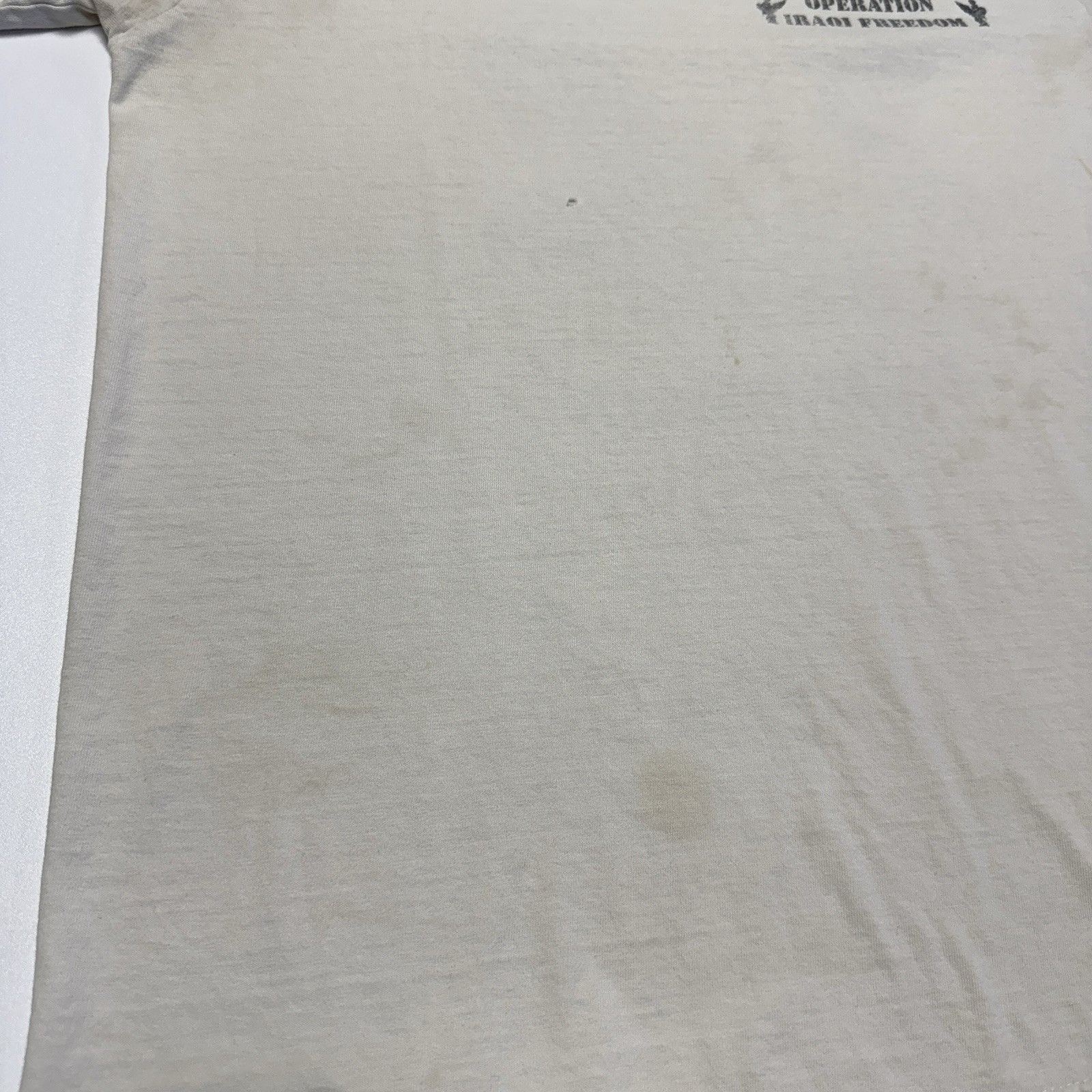 Vintage Vintage Operation Iraqi Freedom T Shirt White Adult Medium Size US M / EU 48-50 / 2 - 7 Thumbnail