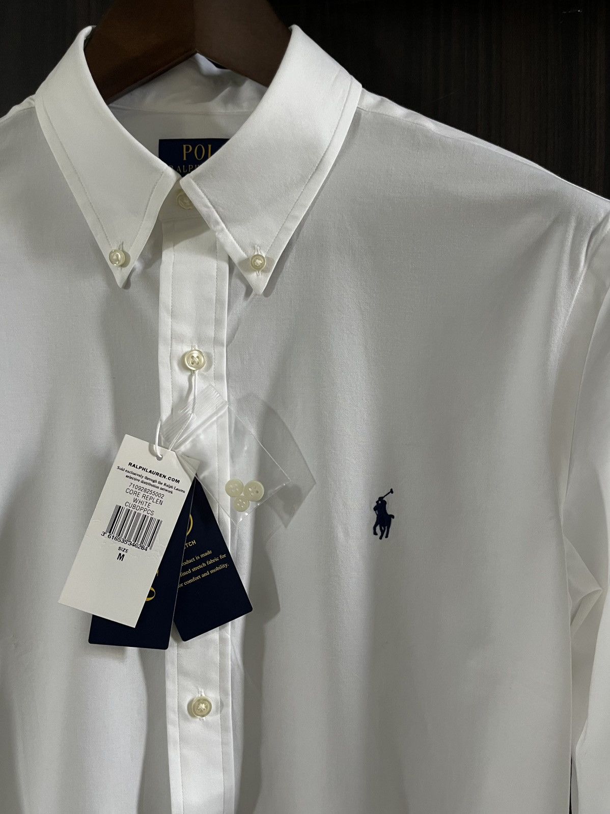Polo Ralph Lauren Polo Ralph Lauren Custom Fit Stretch Poplin Shirt Size US M / EU 48-50 / 2 - 1 Thumbnail