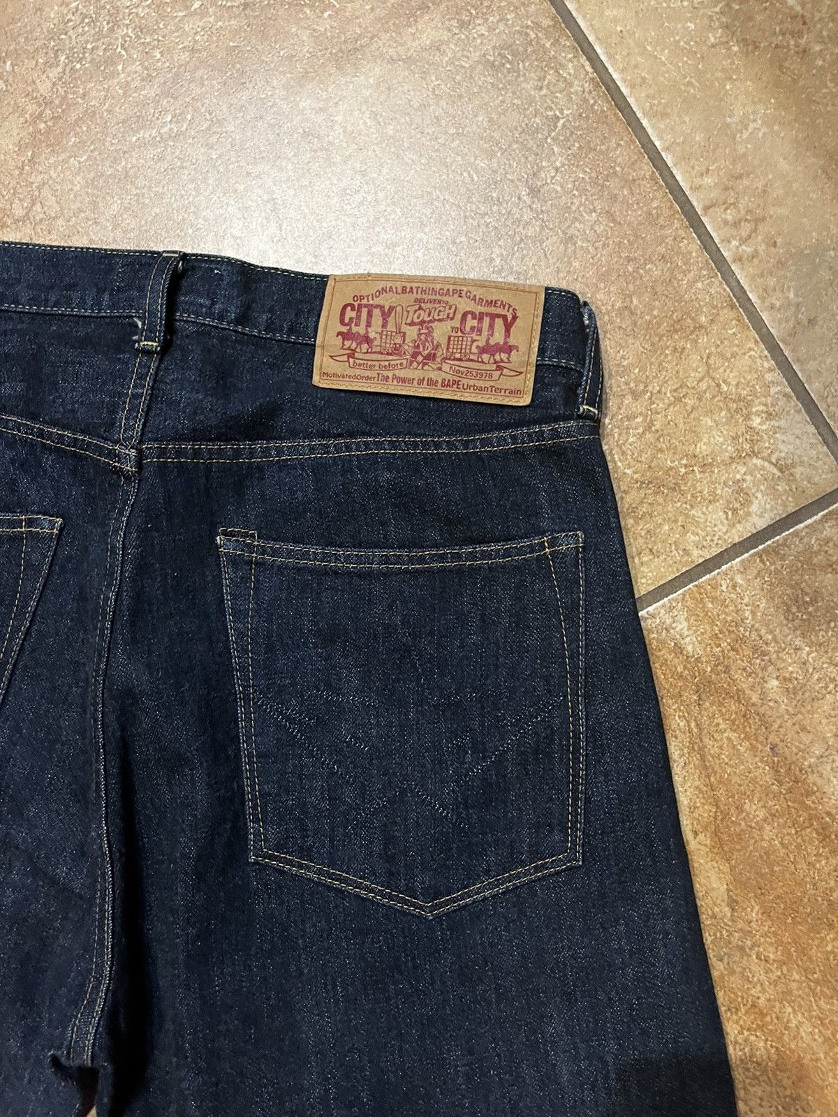 Bape Twinsta Denim Size US 32 / EU 48 - 4 Thumbnail