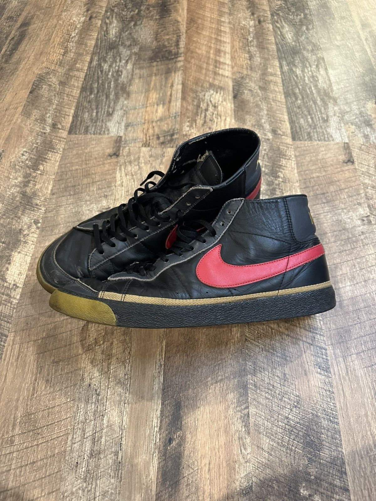 Nike RARE Vintage 2003 Nike x Zoo York Blazers Size 13 Black Size US 13 / EU 46 - 1 Thumbnail
