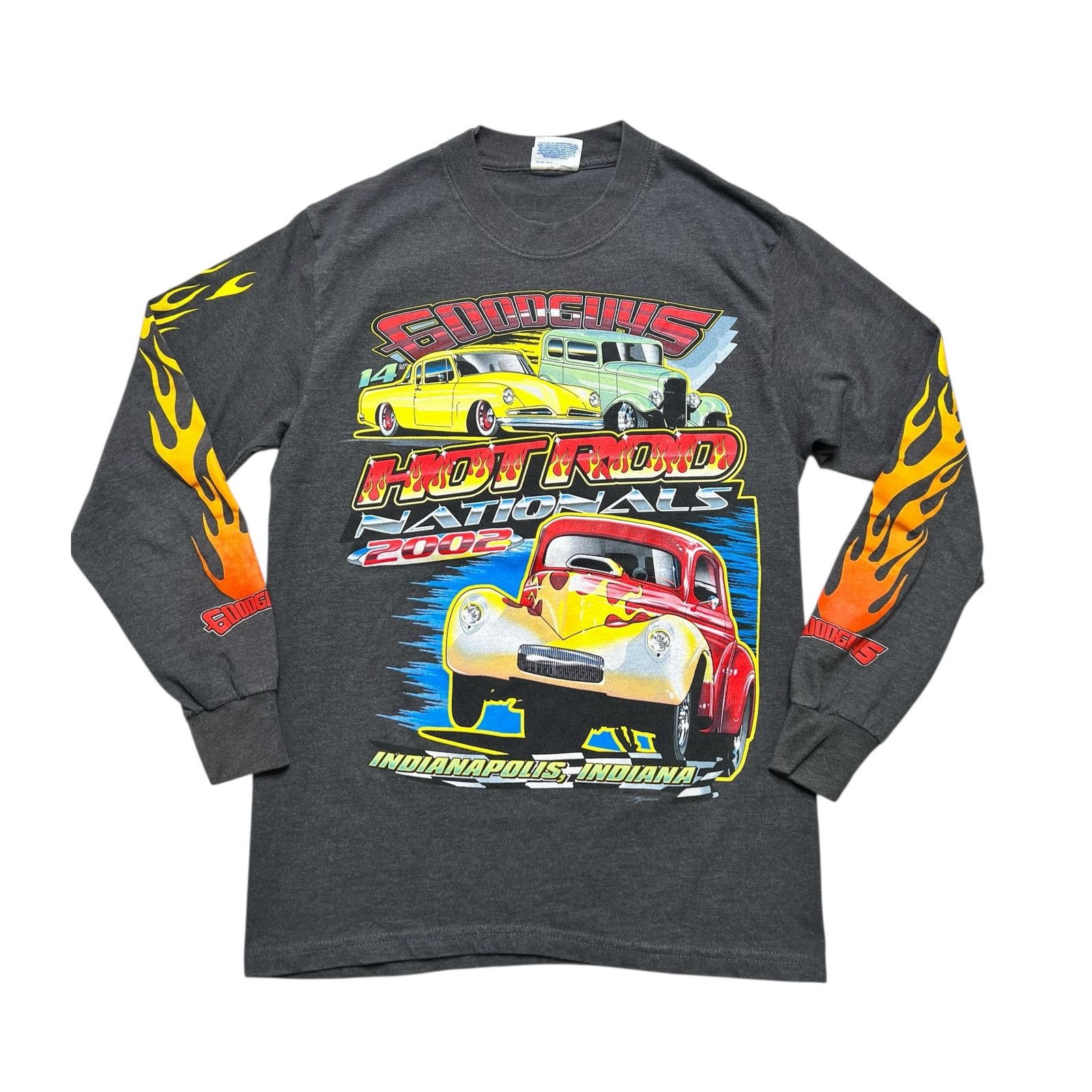 Hanes Streetwear Vintage Hot Rods Custom Flame Fire Long Sz Small Size US S / EU 44-46 / 1 - 1 Thumbnail