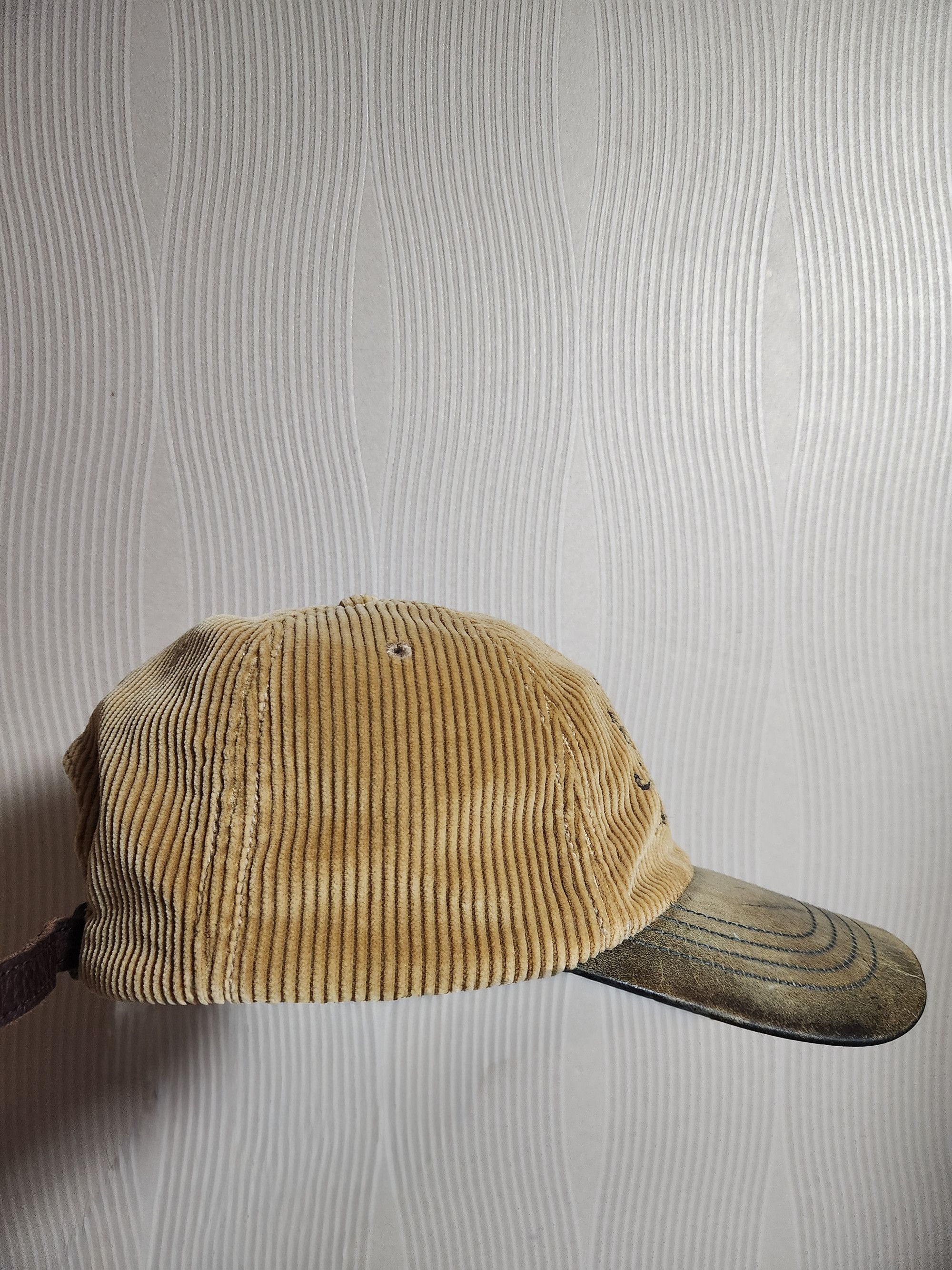 Polo Ralph Lauren VTG Polo Ralph Lauren flyfishing Corduroy leather Hat Cap Size ONE SIZE - 3 Thumbnail