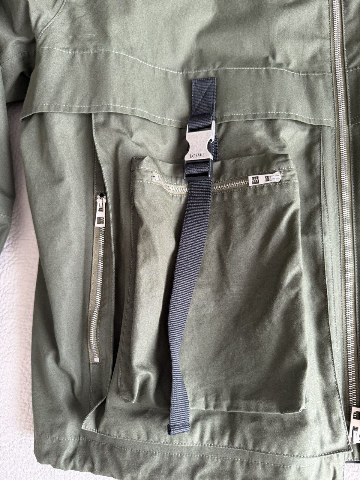 Loewe Loewe Adjustable-Buckled Padded-Liner Cotton Jacket Size US M / EU 48-50 / 2 - 3 Thumbnail