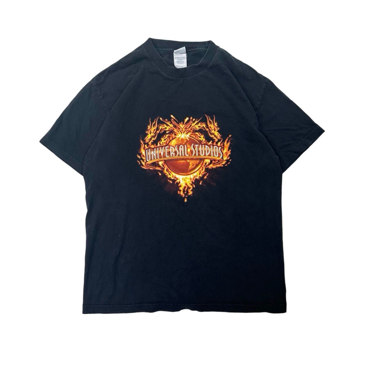 Vintage Vintage 00s Universal Studios Flaming Logo Graphic T Shirt Size US L / EU 52-54 / 3 - 1 Thumbnail