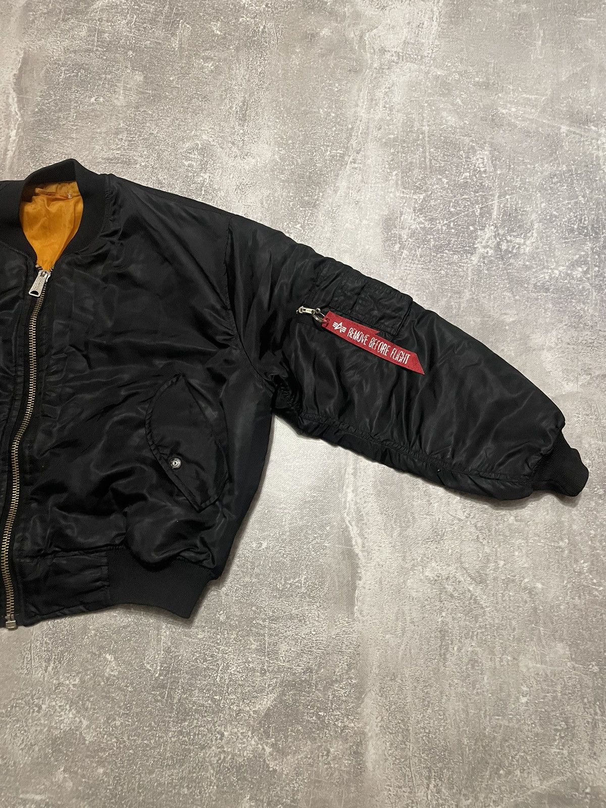 Alpha Industries Vintage 90's MA1 Flyer's Intermediate Bomber Jacket Size US L / EU 52-54 / 3 - 13 Thumbnail